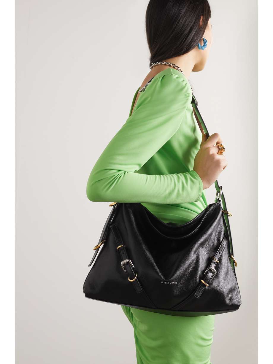 GIVENCHY Voyou medium texturedleather shoulder bag NETAPORTER