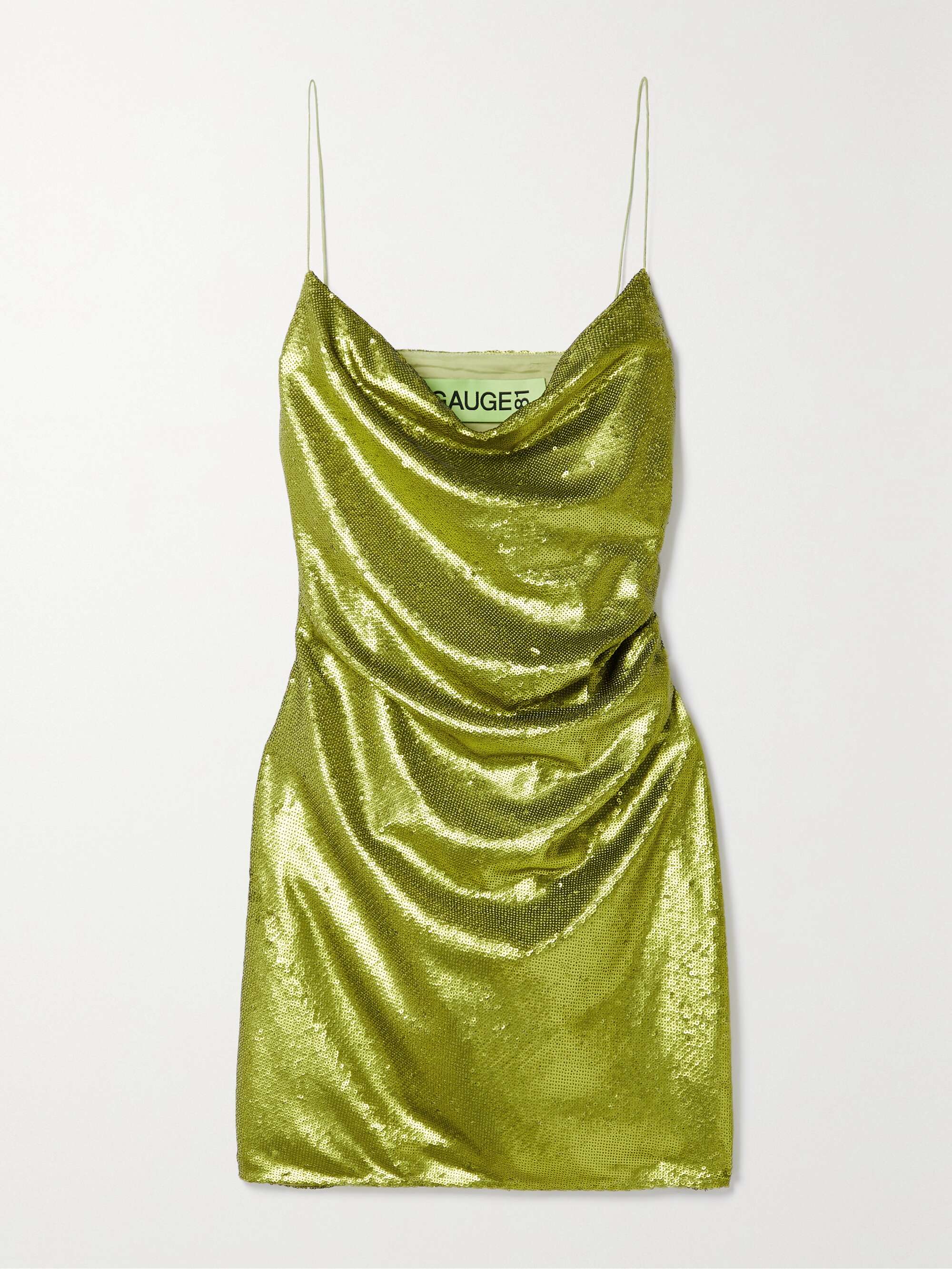 GAUGE81 Almora draped sequined tulle mini dress NET A PORTER