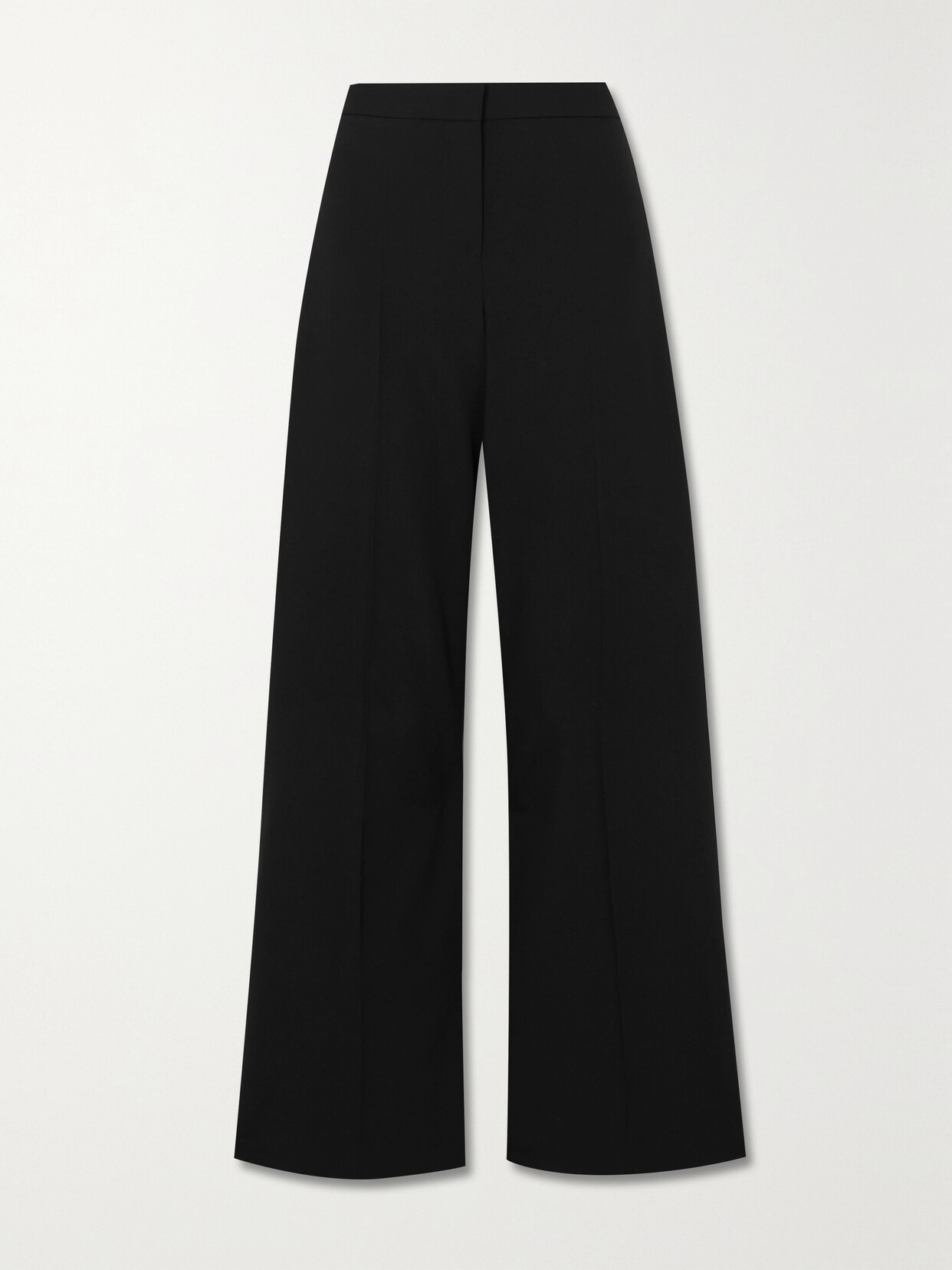 Alexander McQueen - Wool And Mohair-blend Wide-leg Pants - Black