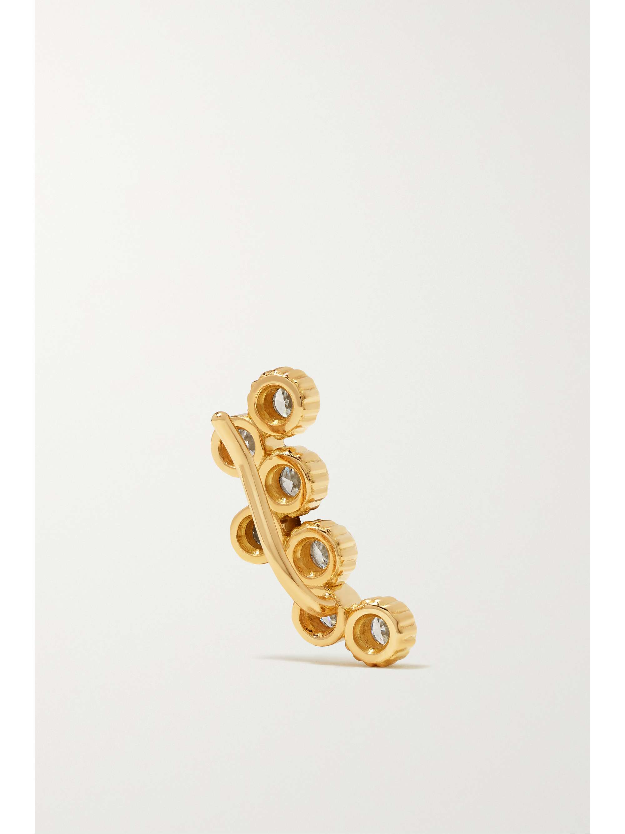 VILTIER Clique 18-karat gold diamond single earring