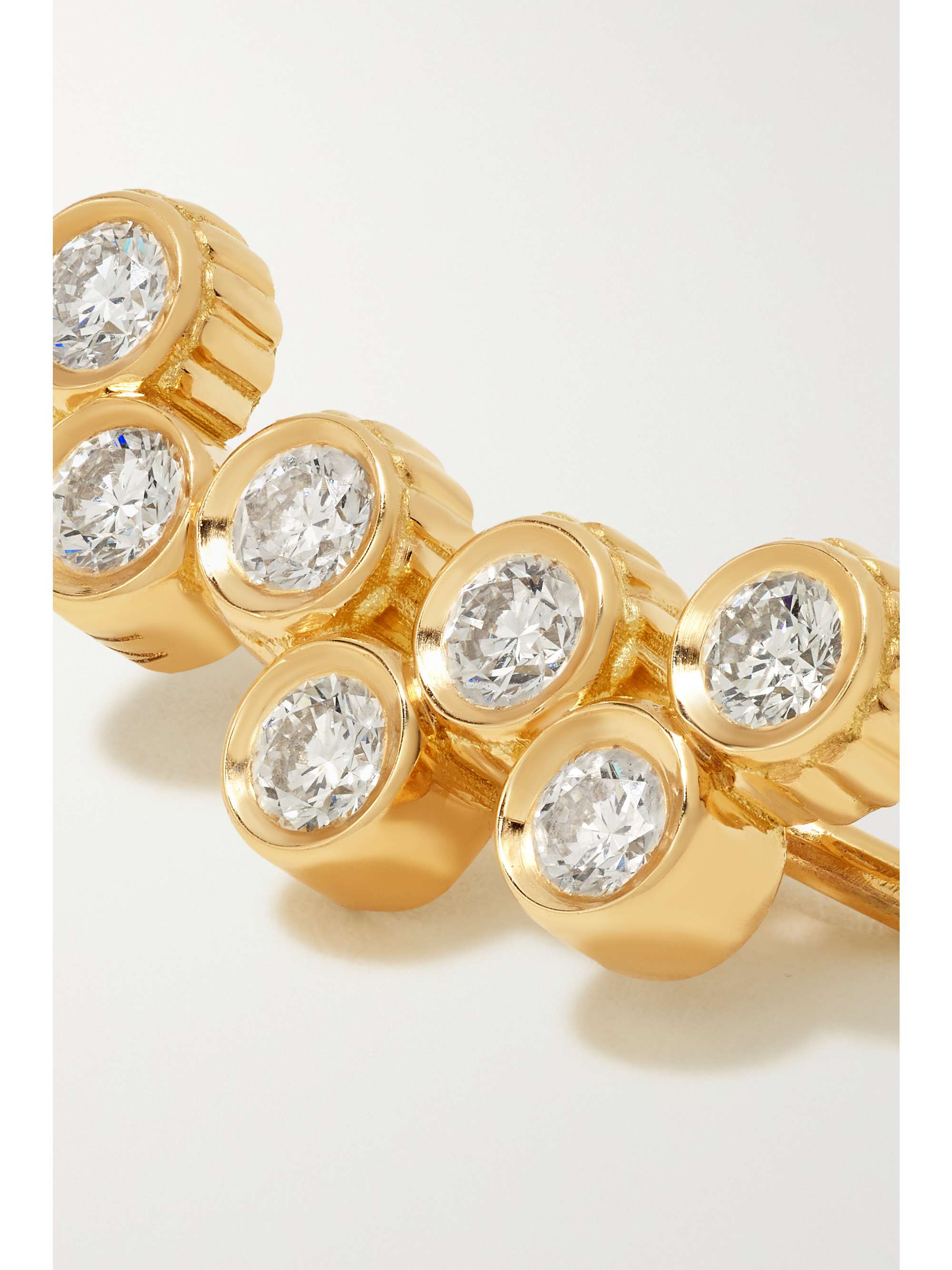 VILTIER Clique 18-karat gold diamond single earring