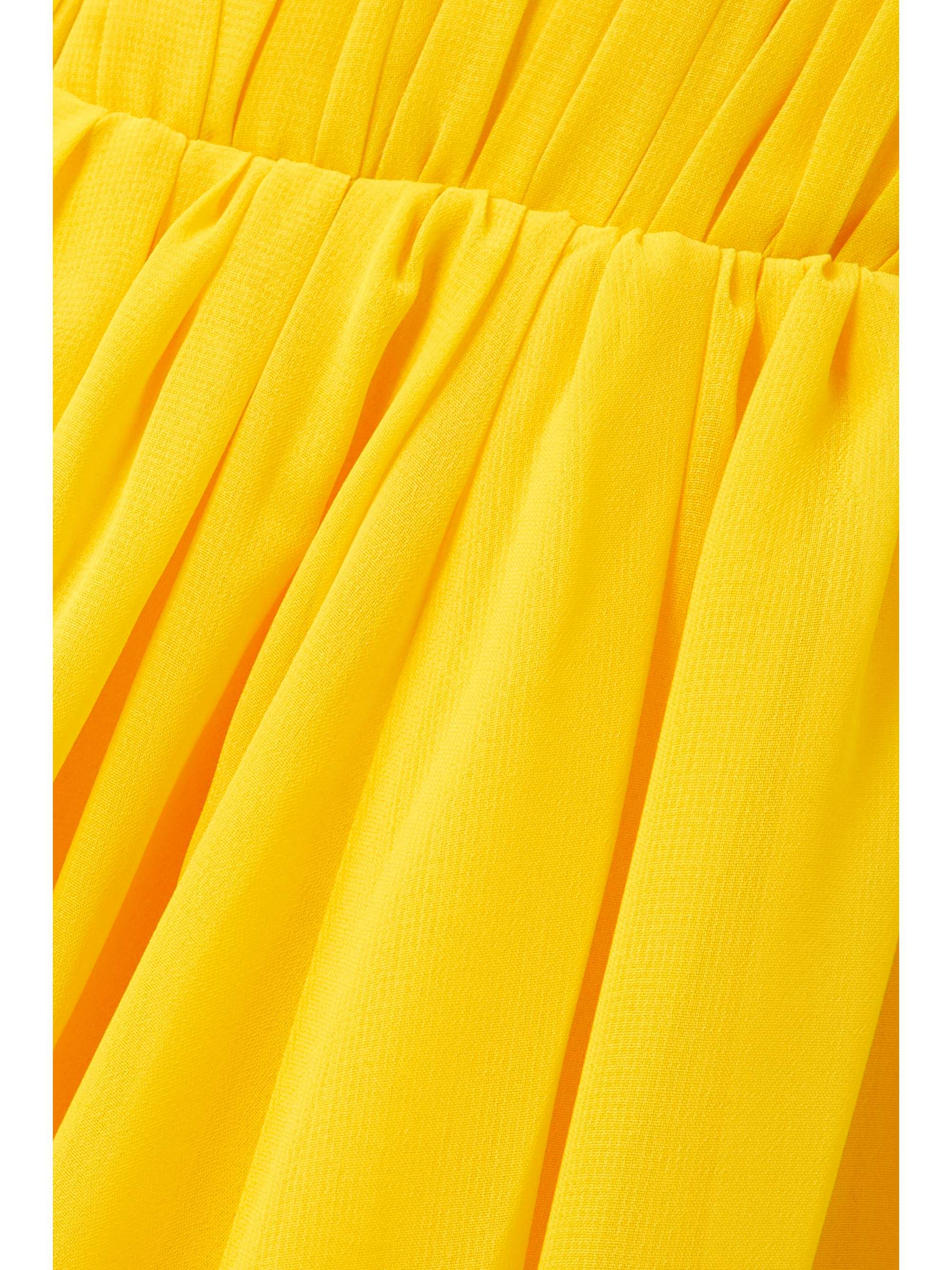 RASARIO Neckholder-Robe aus Chiffon mit Falten