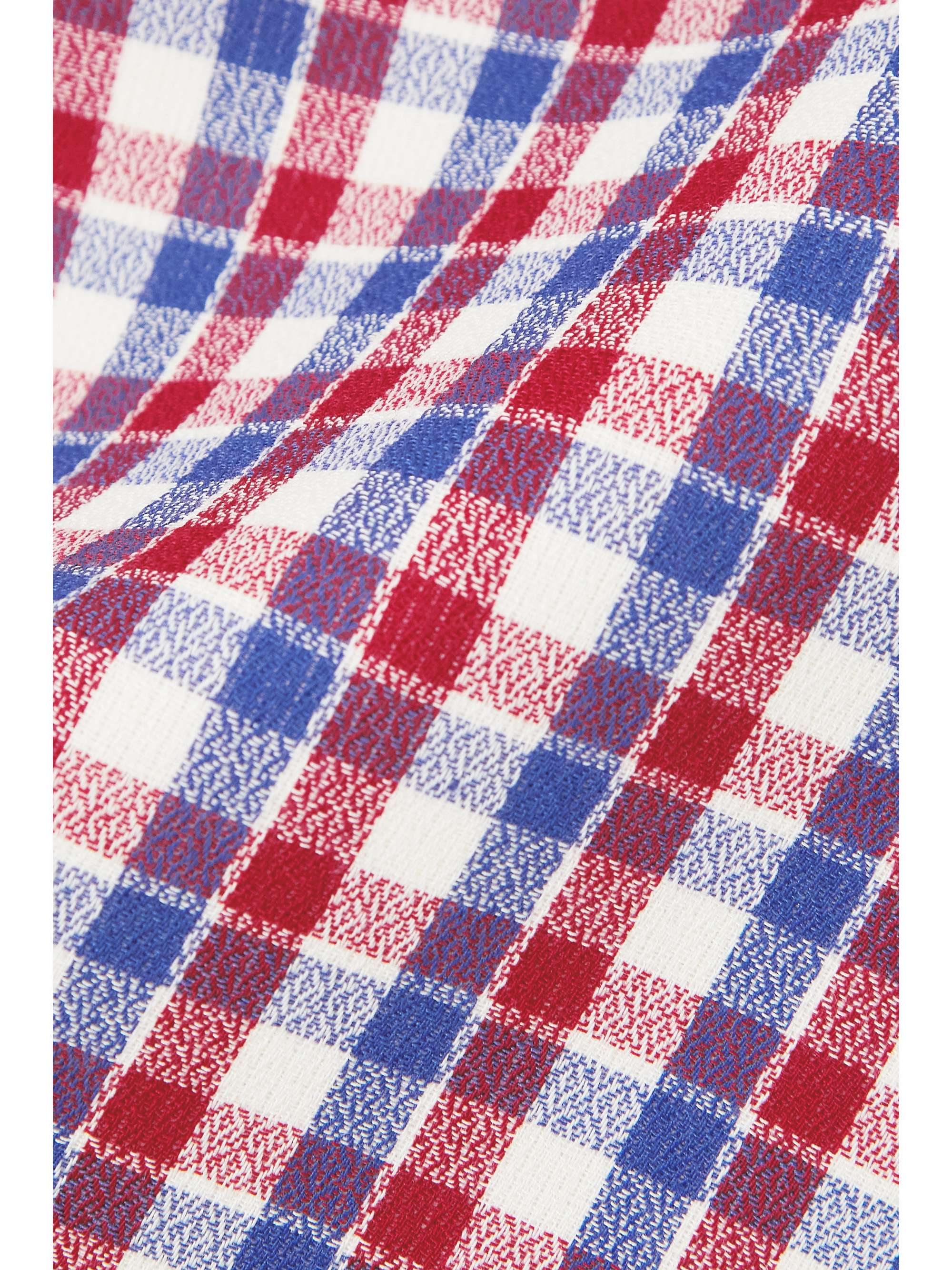 ALESSANDRA RICH Checked tweed mini skirt