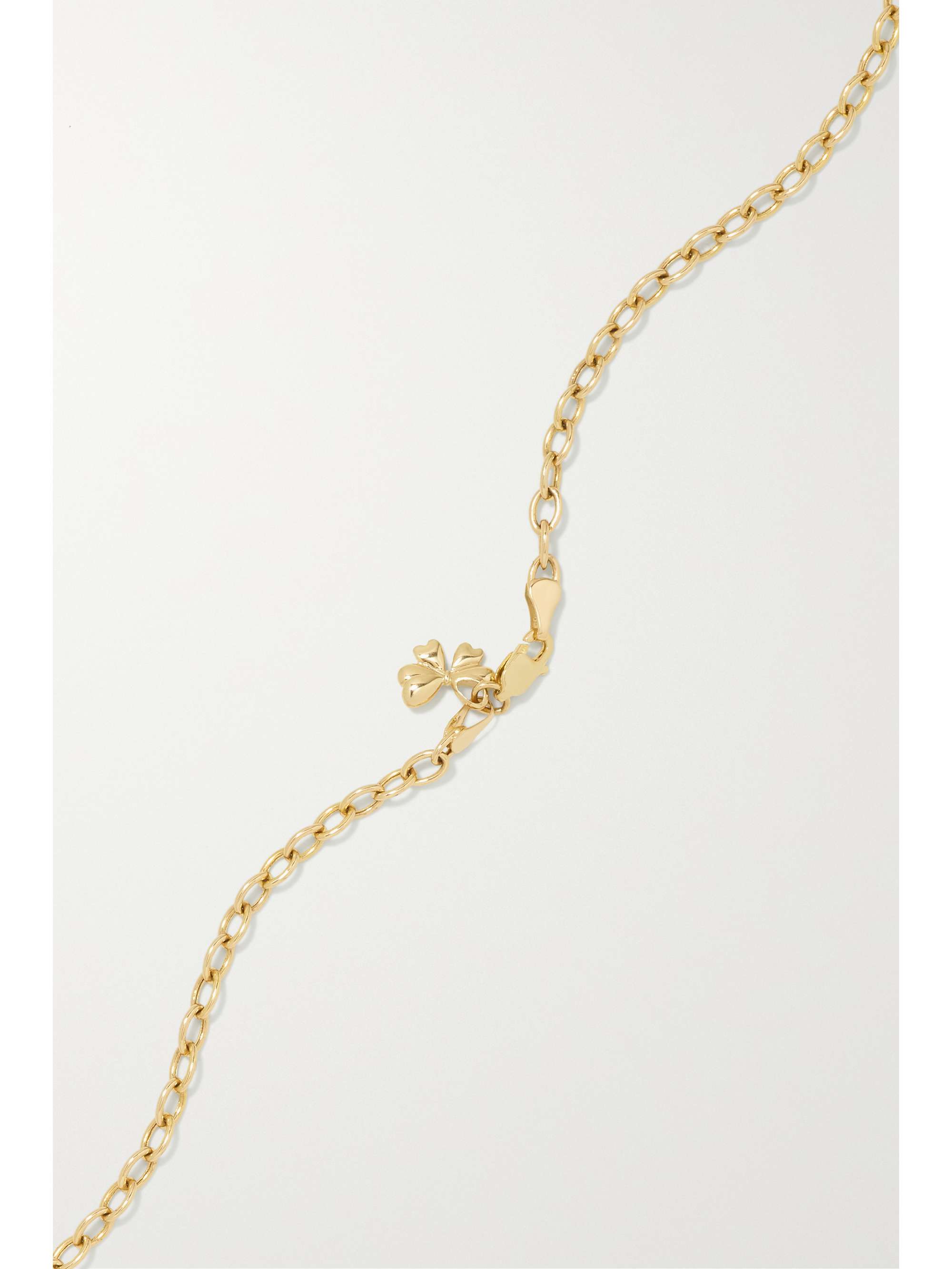 MASON AND BOOKS Bouquet Medium 14-karat gold, tourmaline and diamond necklace