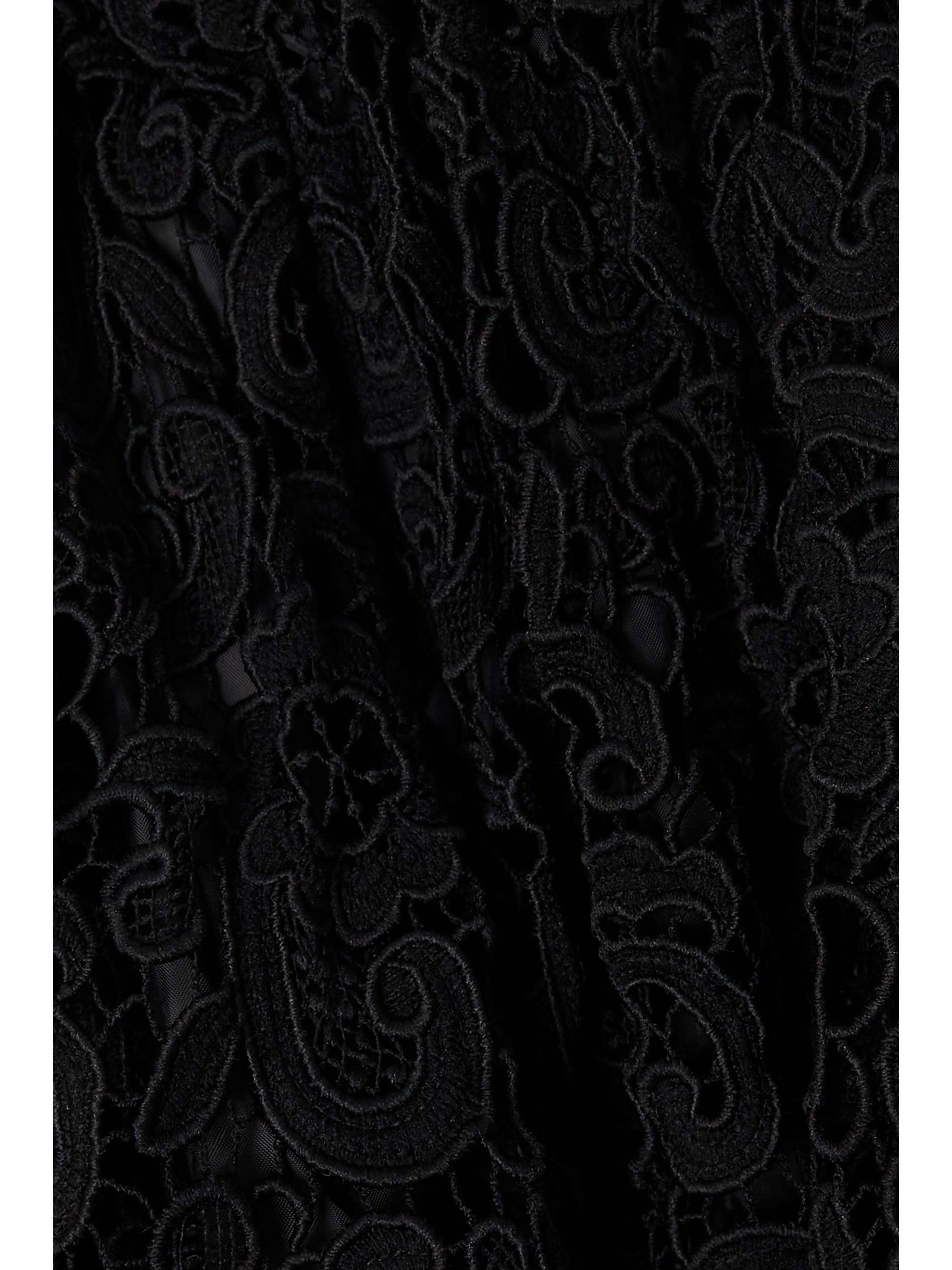 COMME DES GARÇONS COMME DES GARÇONS 层接式蕾丝缎布中长半身裙