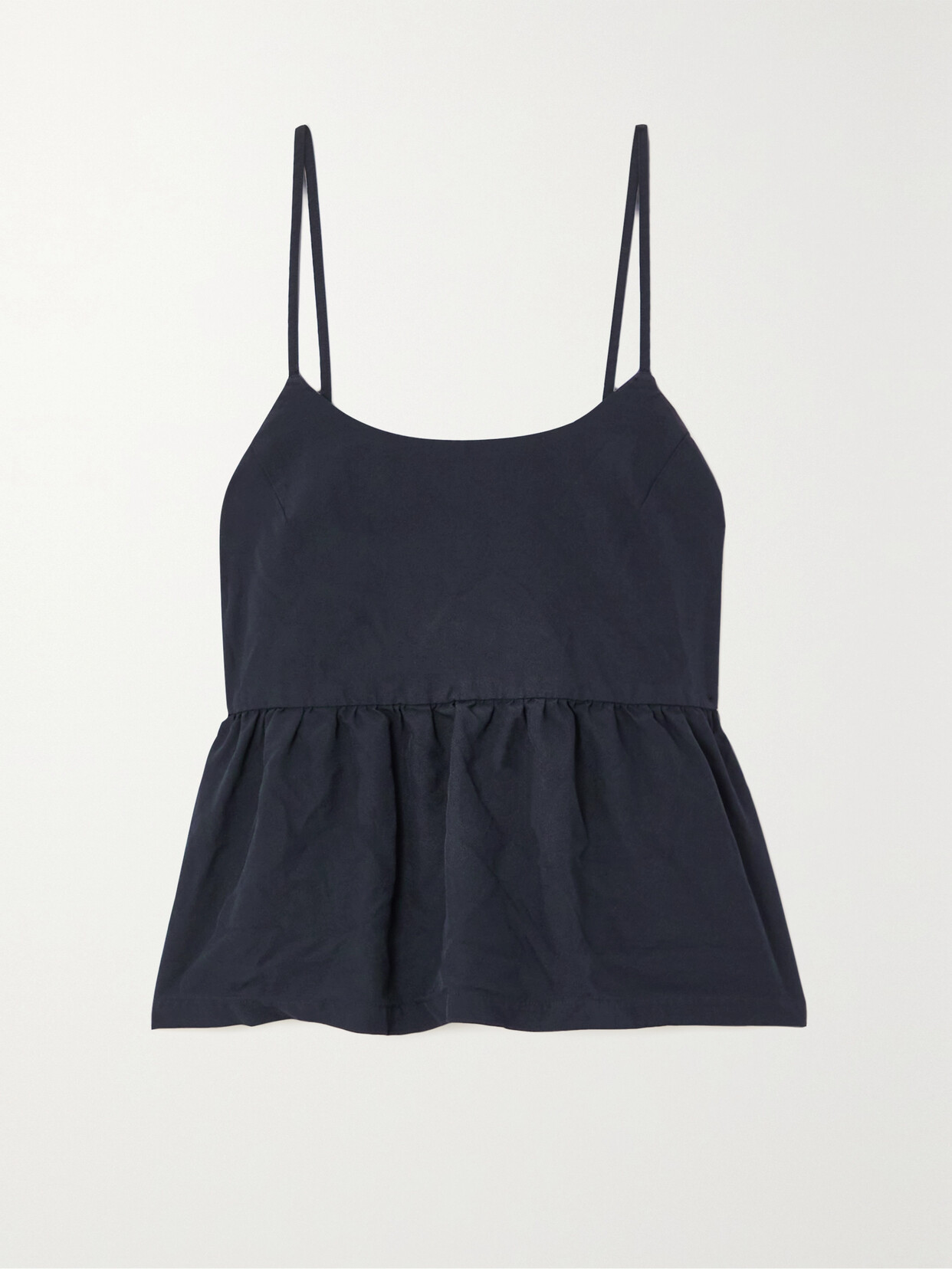 Comme des Garçons comme des Garçons Oxford Peplum Camisole - Blue