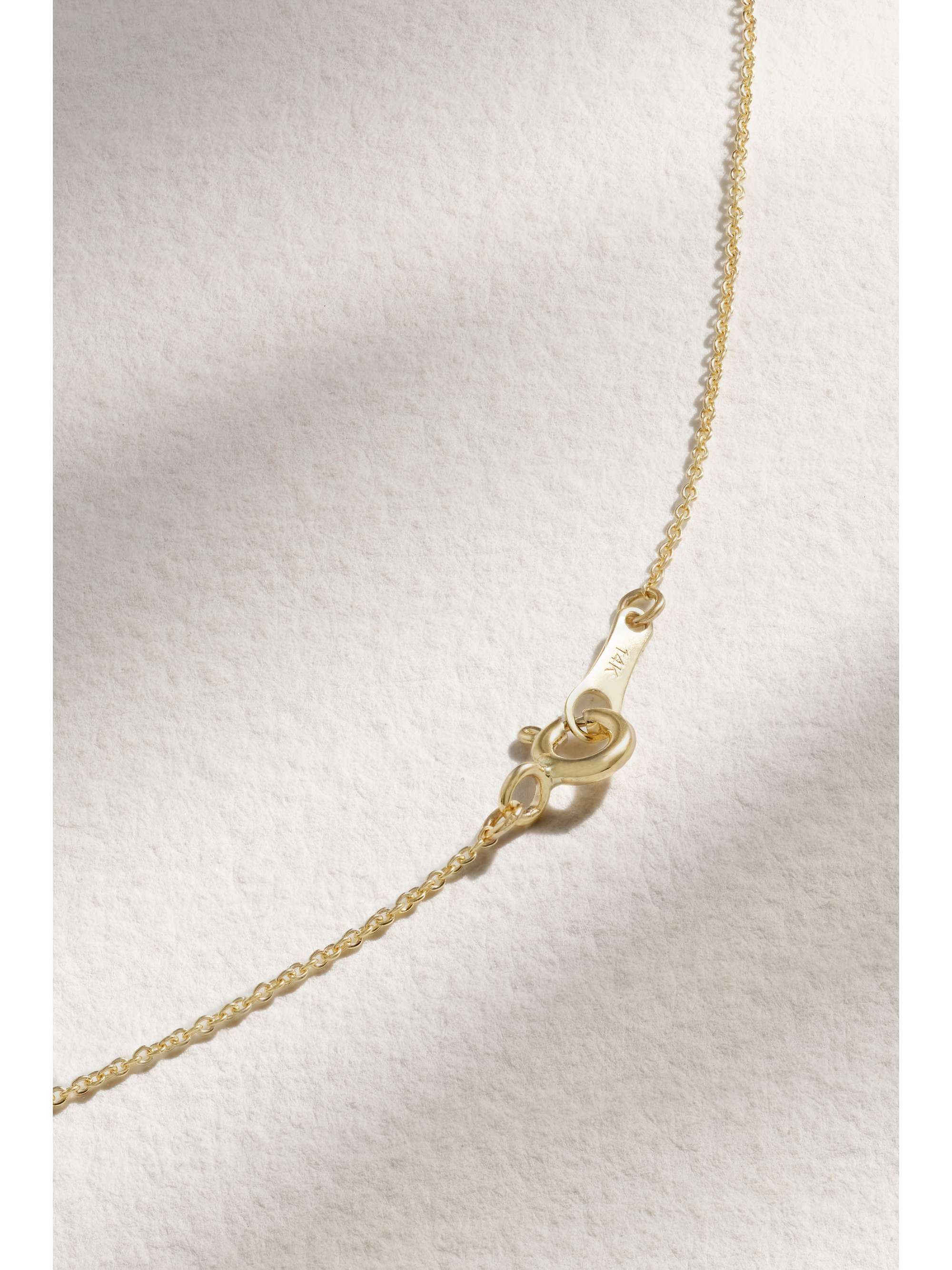 MIZUKI Sea of Beauty 14-karat gold diamond necklace