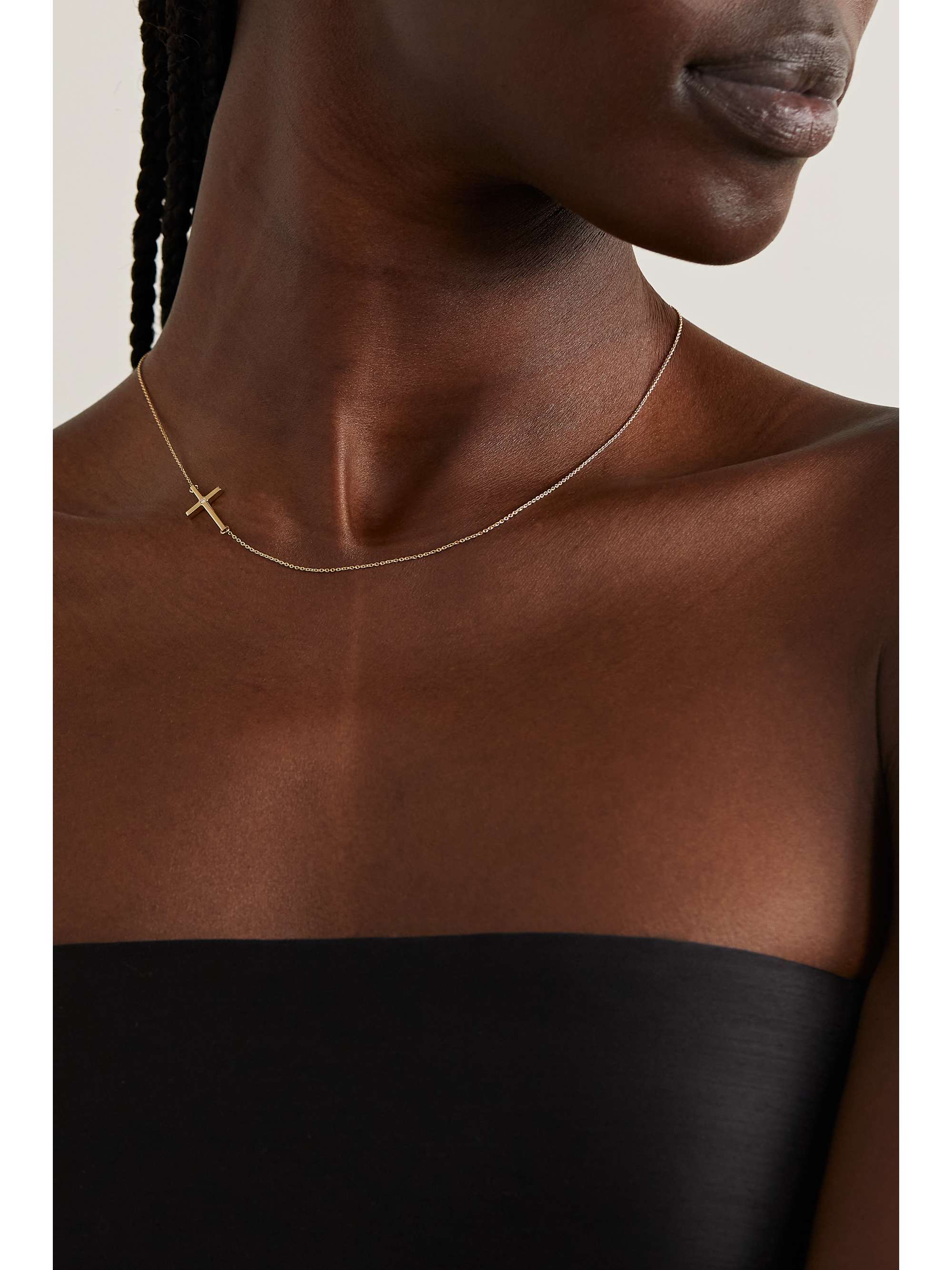 MIZUKI Sea of Beauty 14-karat gold diamond necklace