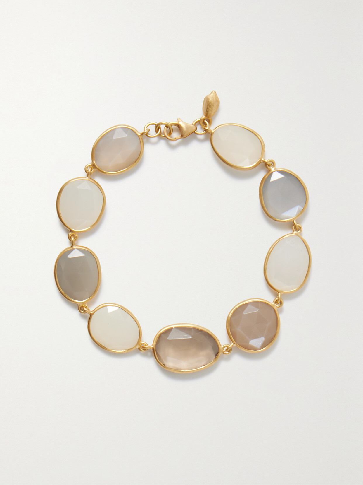 Pippa Small 18-karat Gold Moonstone Bracelet