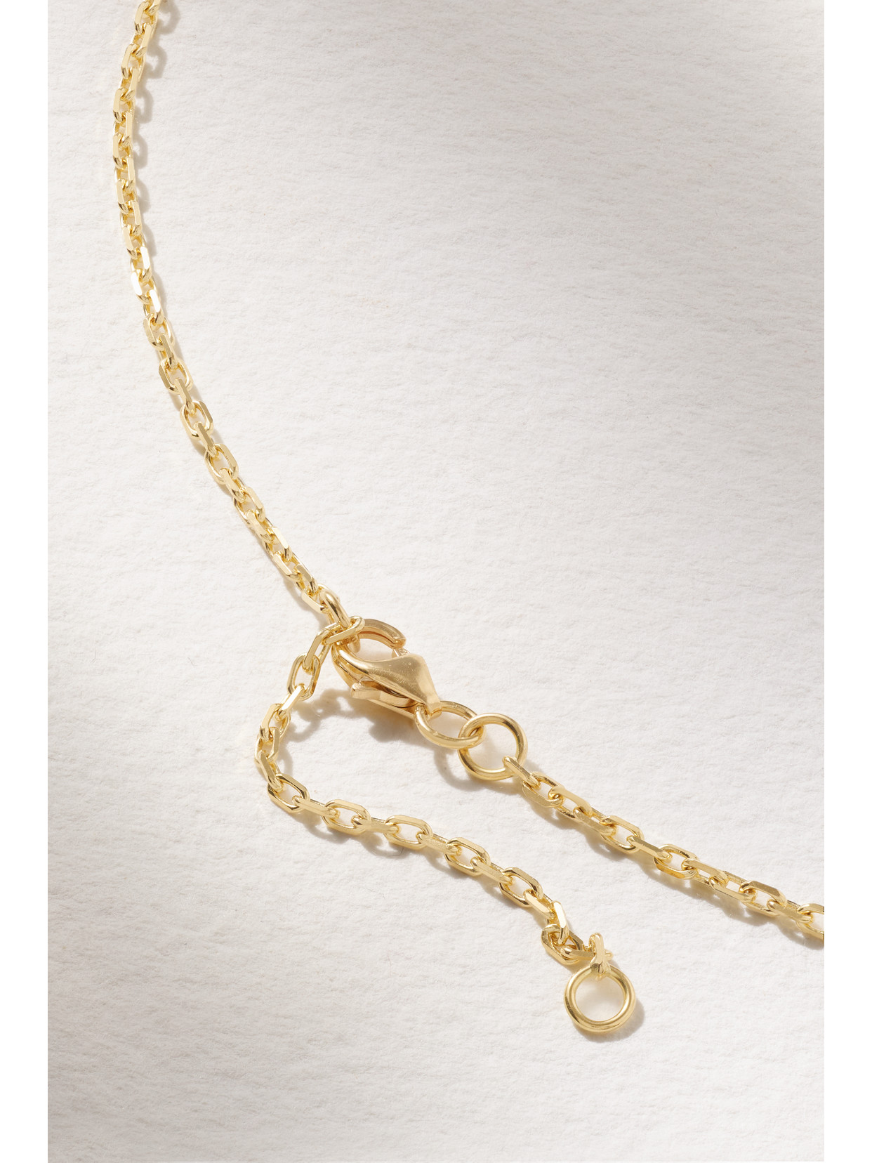 Gemella Sweetheart 18-karat Gold, Emerald And Topaz Necklace In Gold