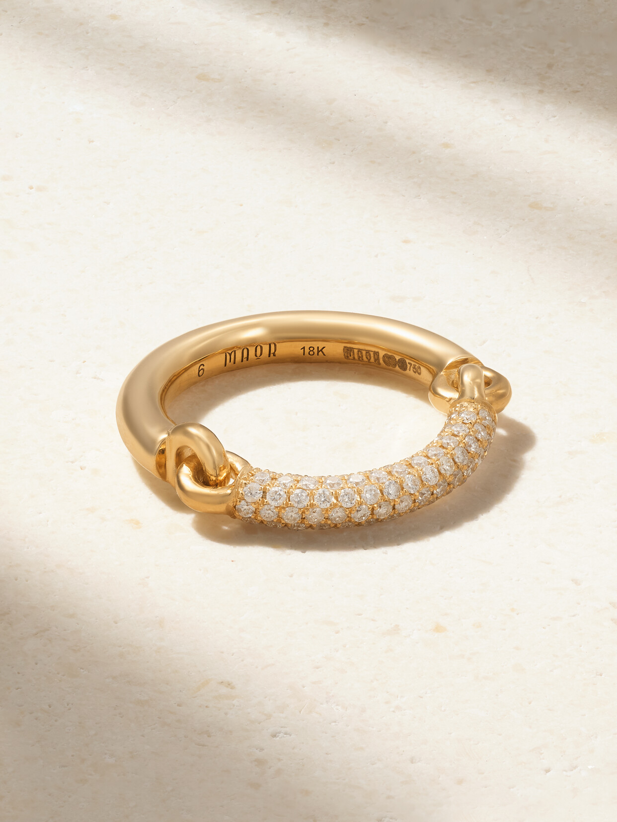 MAOR Equinox 18-karat Gold Diamond Ring - 8