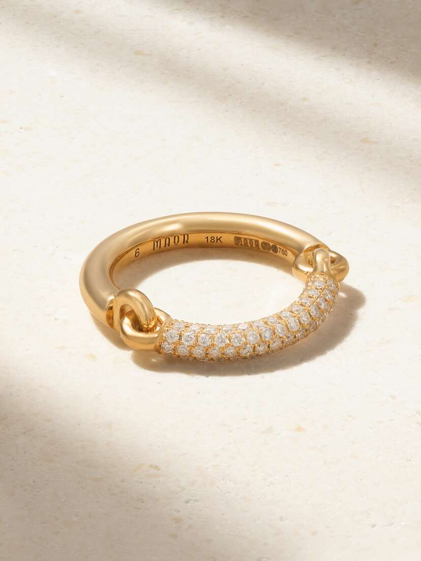 MAOR Equinox 18-karat Gold Diamond Ring