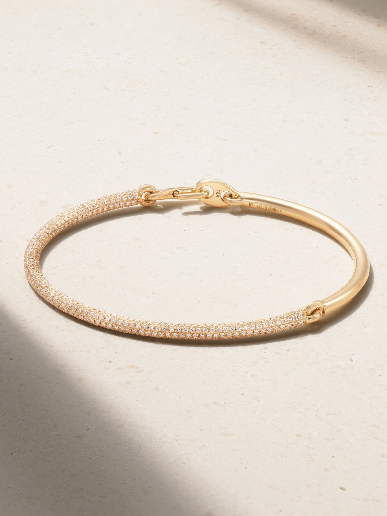 Maor Equinox 18-karat Gold Diamond Bangle