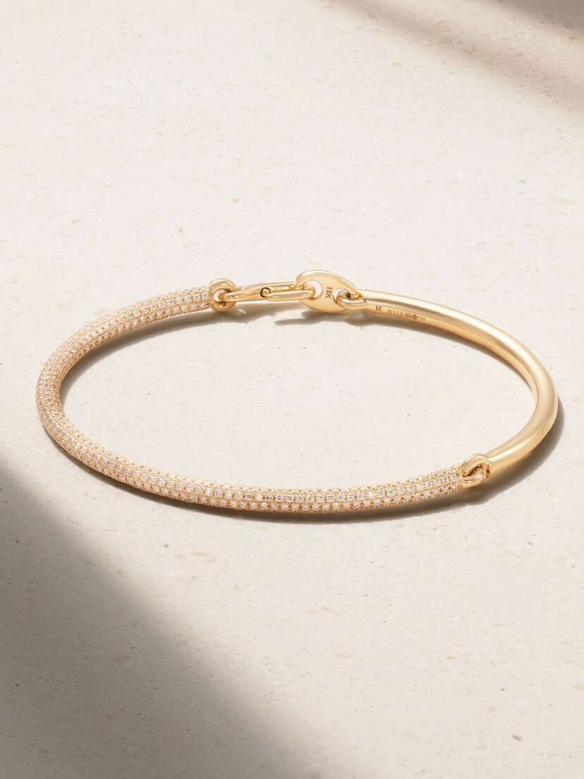 MAOR Equinox 18-karat Gold Diamond Bangle