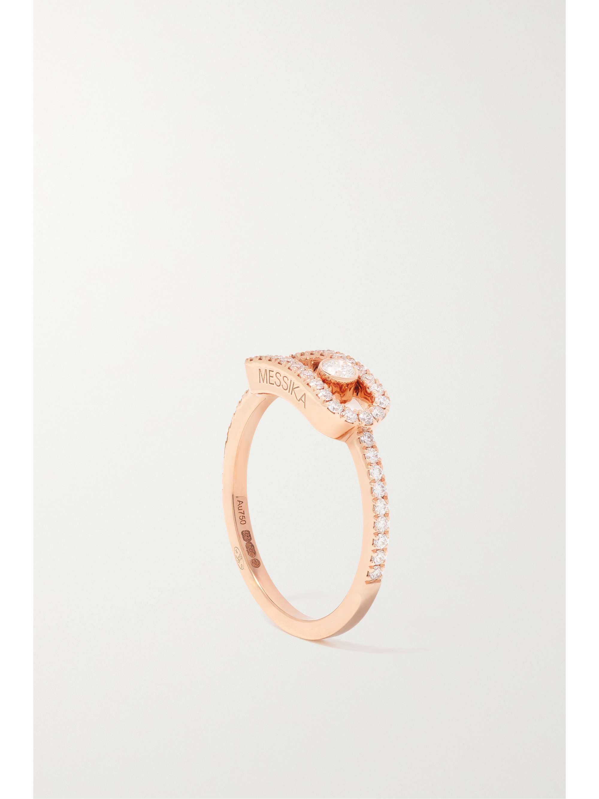 MESSIKA Big Move Uno 18-karat rose gold diamond ring
