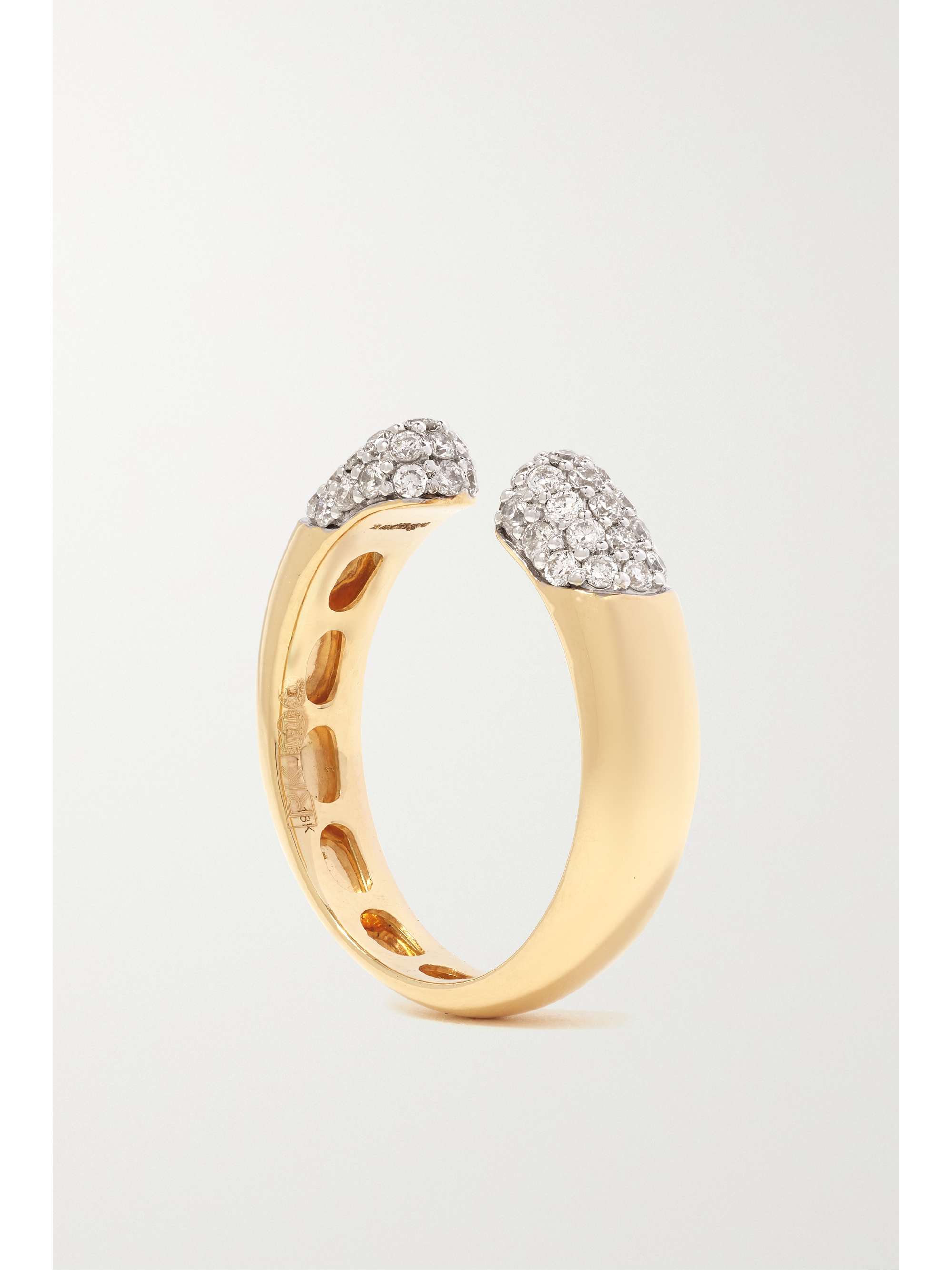 RAINBOW K 14-karat gold diamond ring