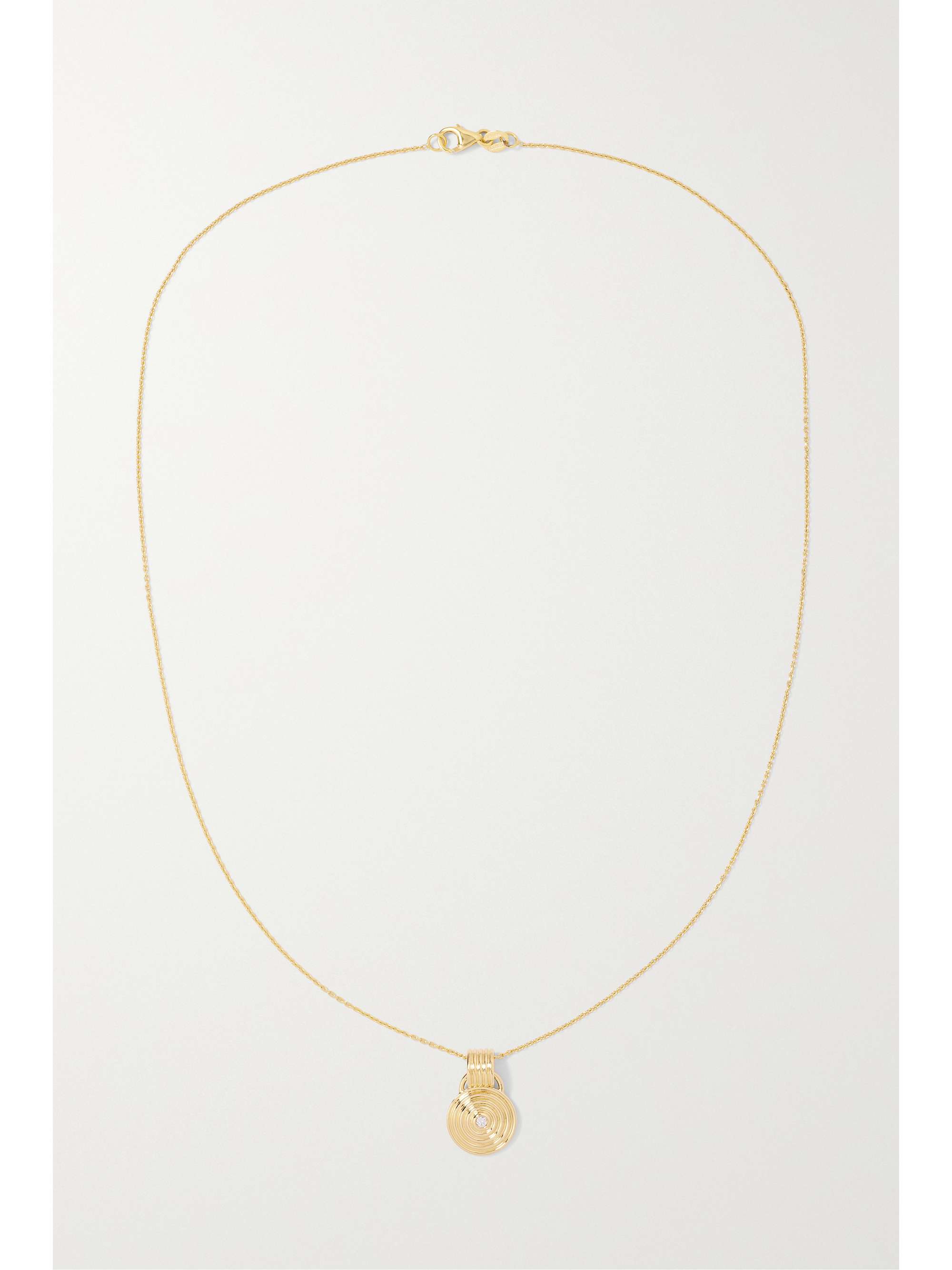 ALMASIKA Petite Universum 18-karat gold diamond necklace