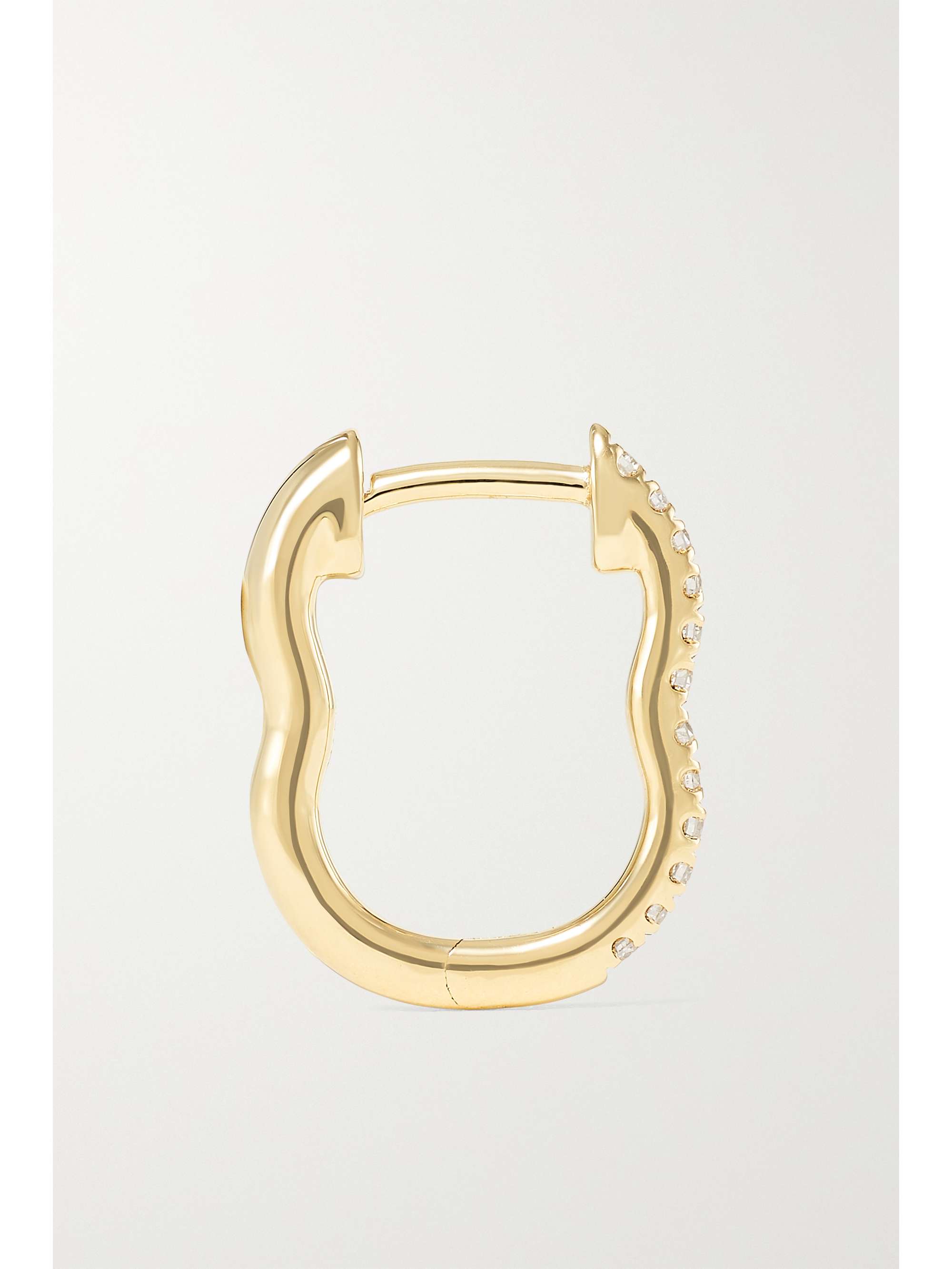 ALMASIKA 18-karat gold diamond earrings