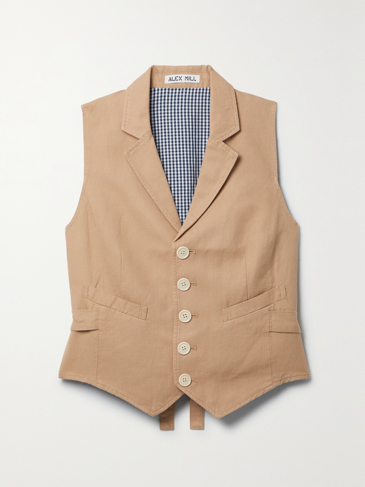 Alex Mill - Suitish Linen, Tencel And Cotton-blend Twill Vest - Neutrals