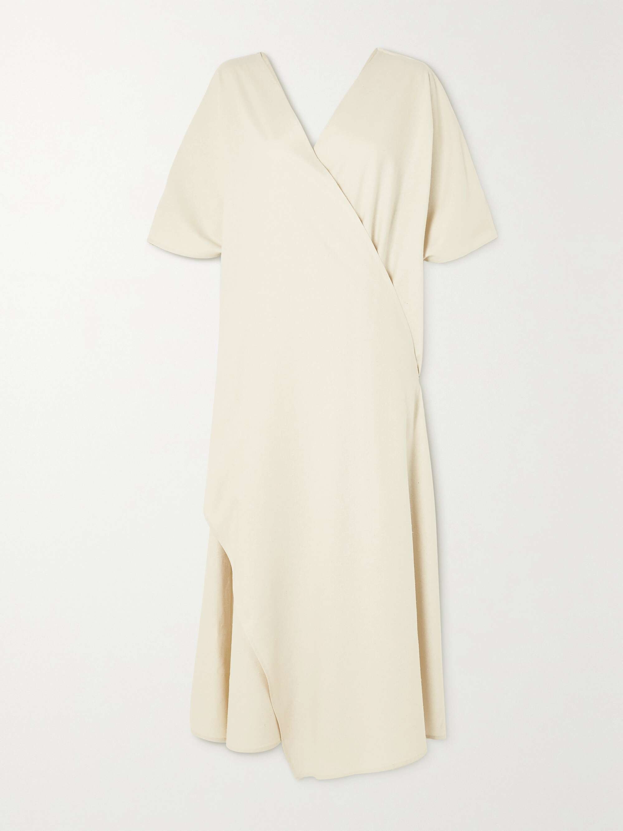 BASERANGE Venn wrap effect draped silk maxi dress NET A PORTER