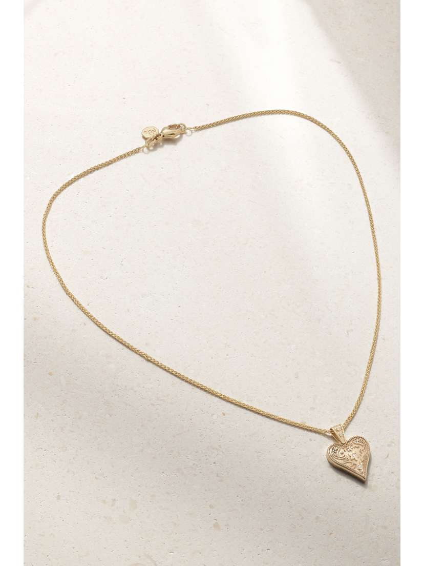 Marlo Laz Southwestern 14-karat Gold Diamond Necklace