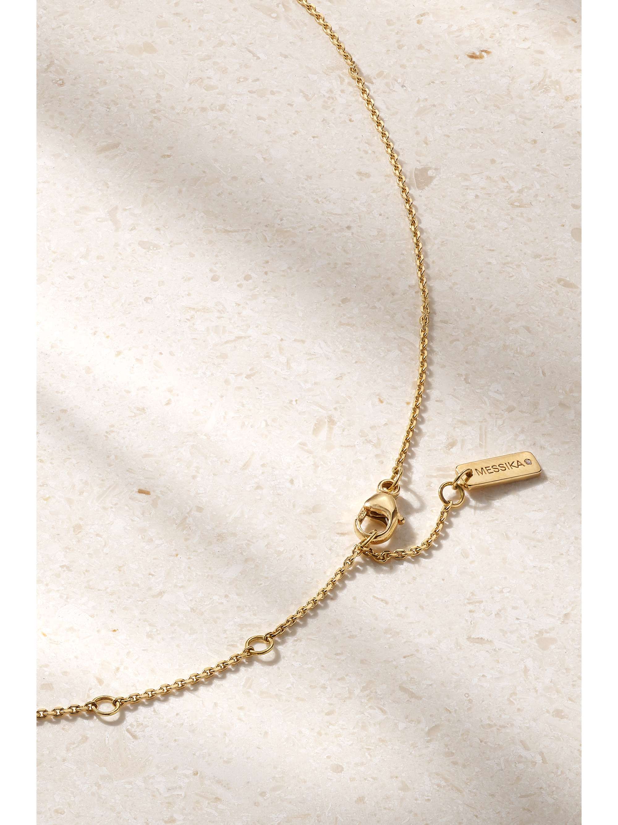 MESSIKA Move Uno 18-karat gold diamond necklace