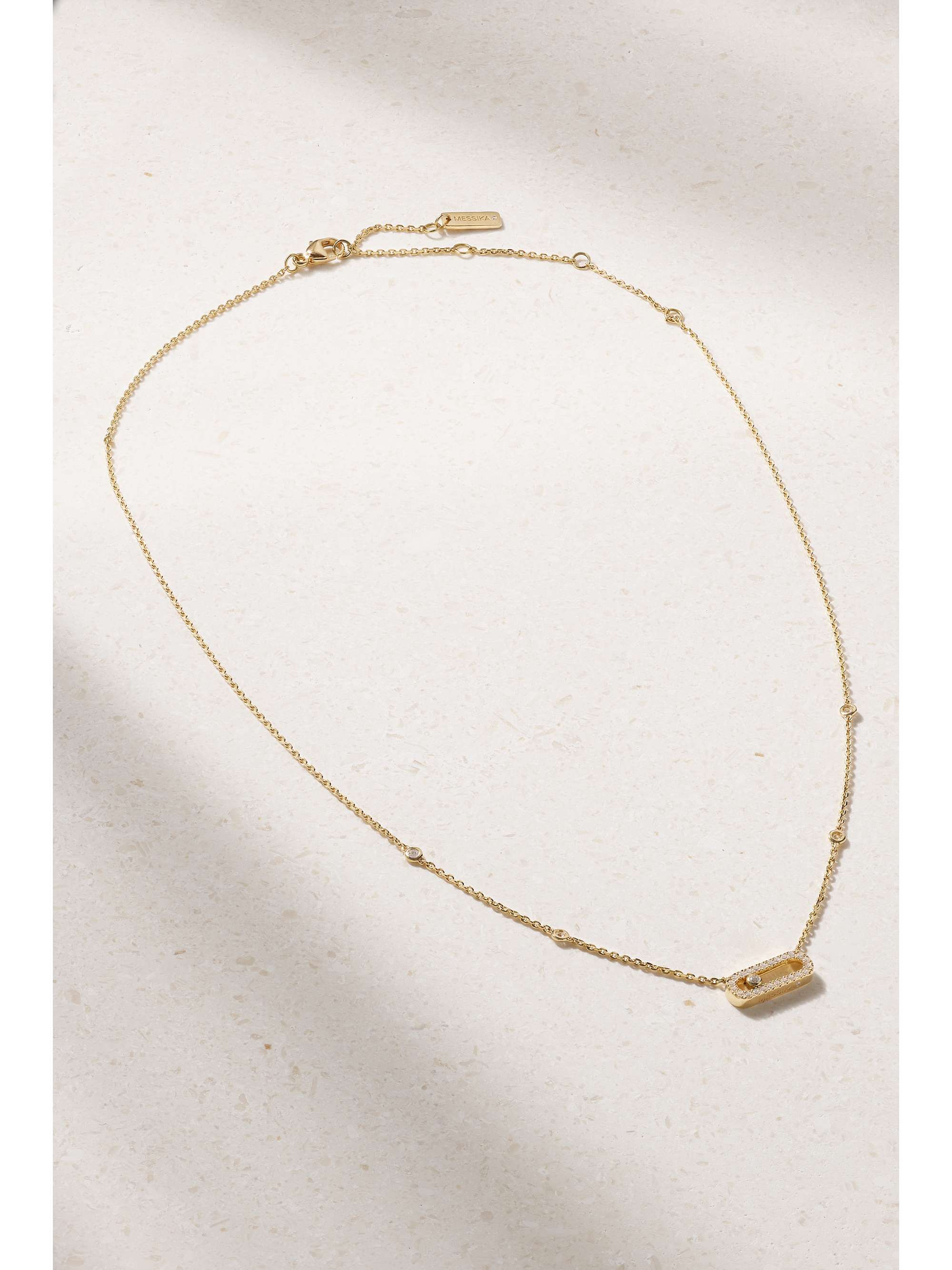 MESSIKA Move Uno 18-karat gold diamond necklace