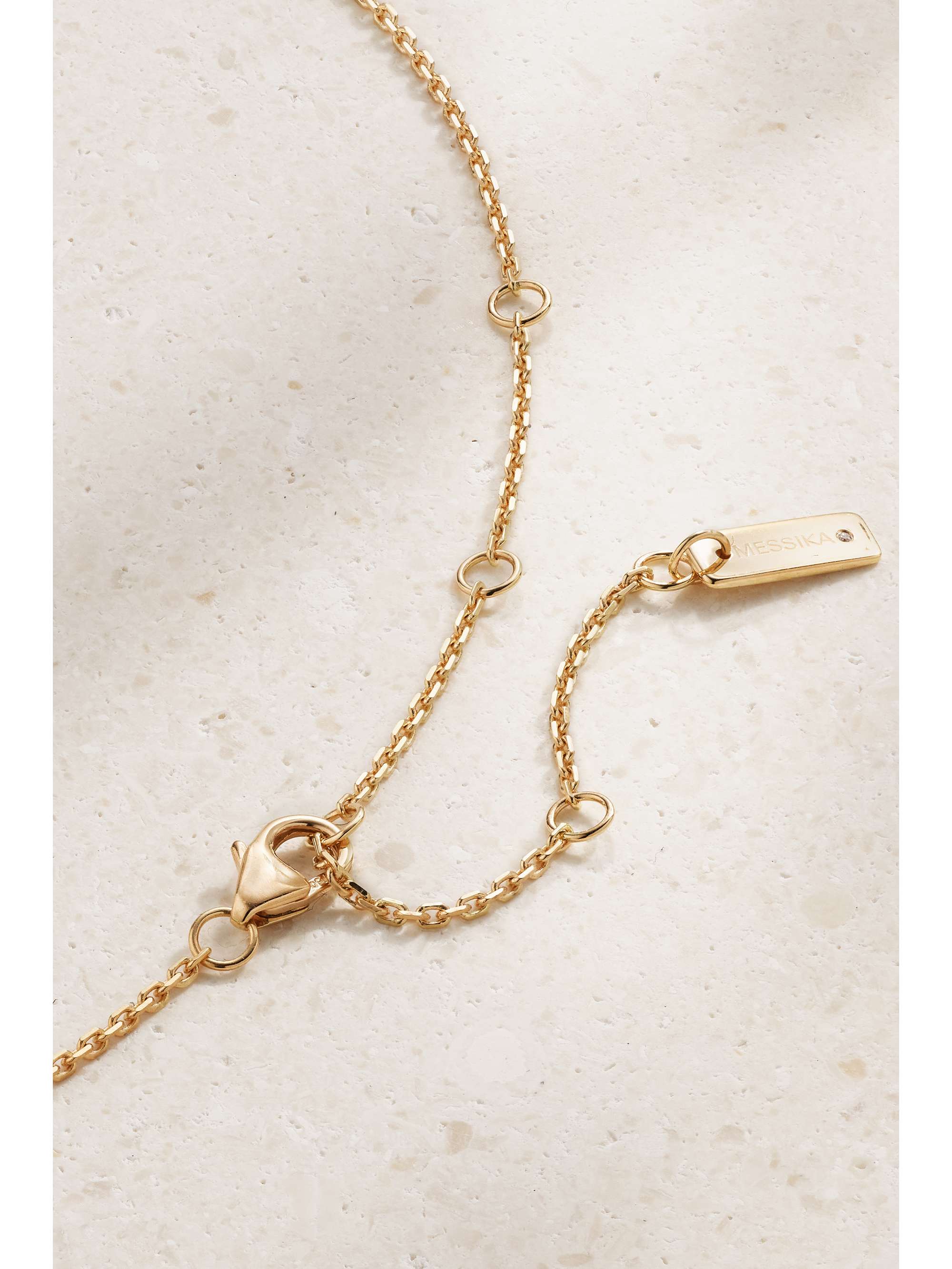MESSIKA Baby Move 18-karat gold diamond necklace