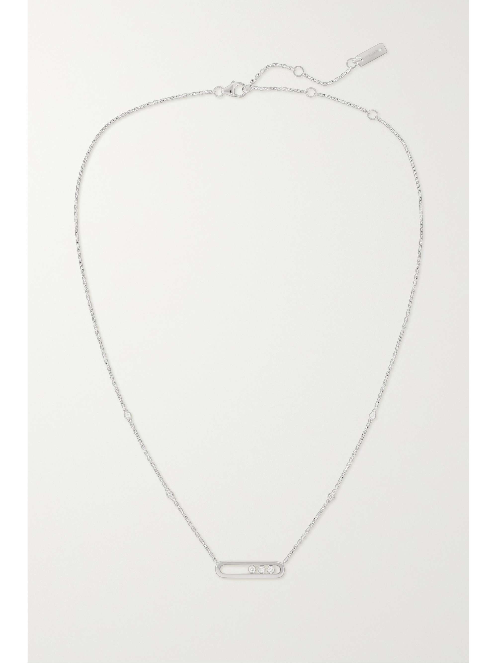 MESSIKA Baby Move 18-karat gold diamond necklace