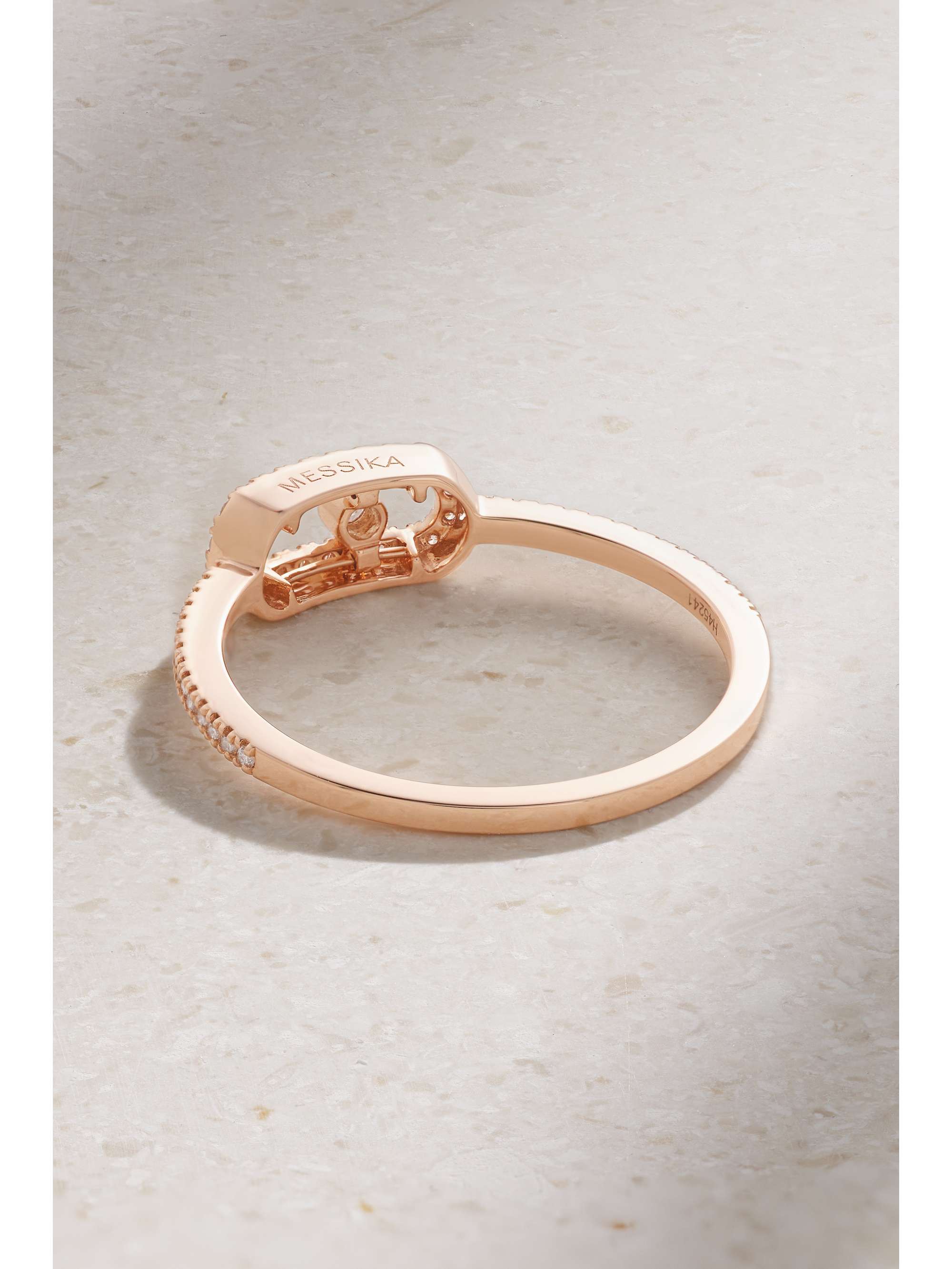 MESSIKA Move Uno 18-karat rose gold diamond ring