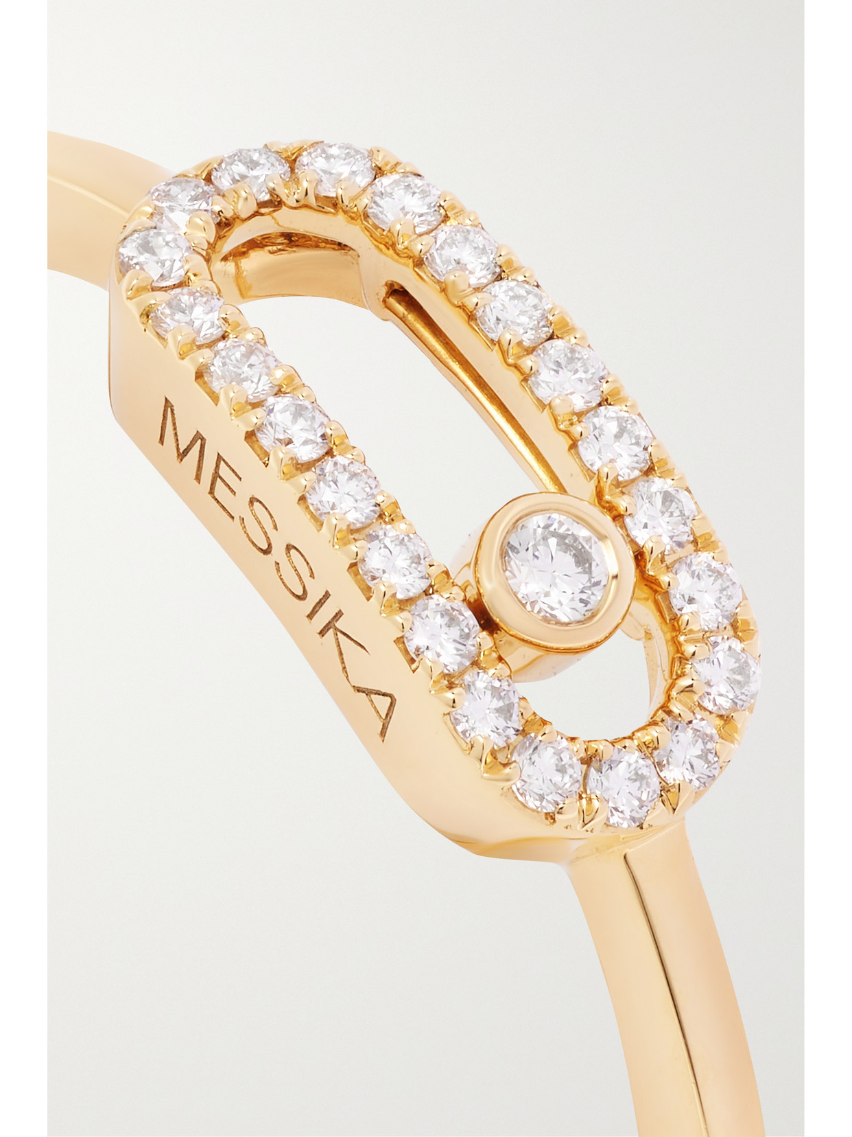 Shop Messika Move Uno 18-karat Gold Diamond Ring