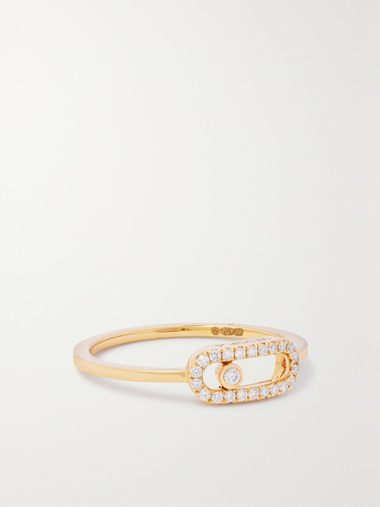 Messika - Move Uno 18-karat Gold Diamond Ring - 49