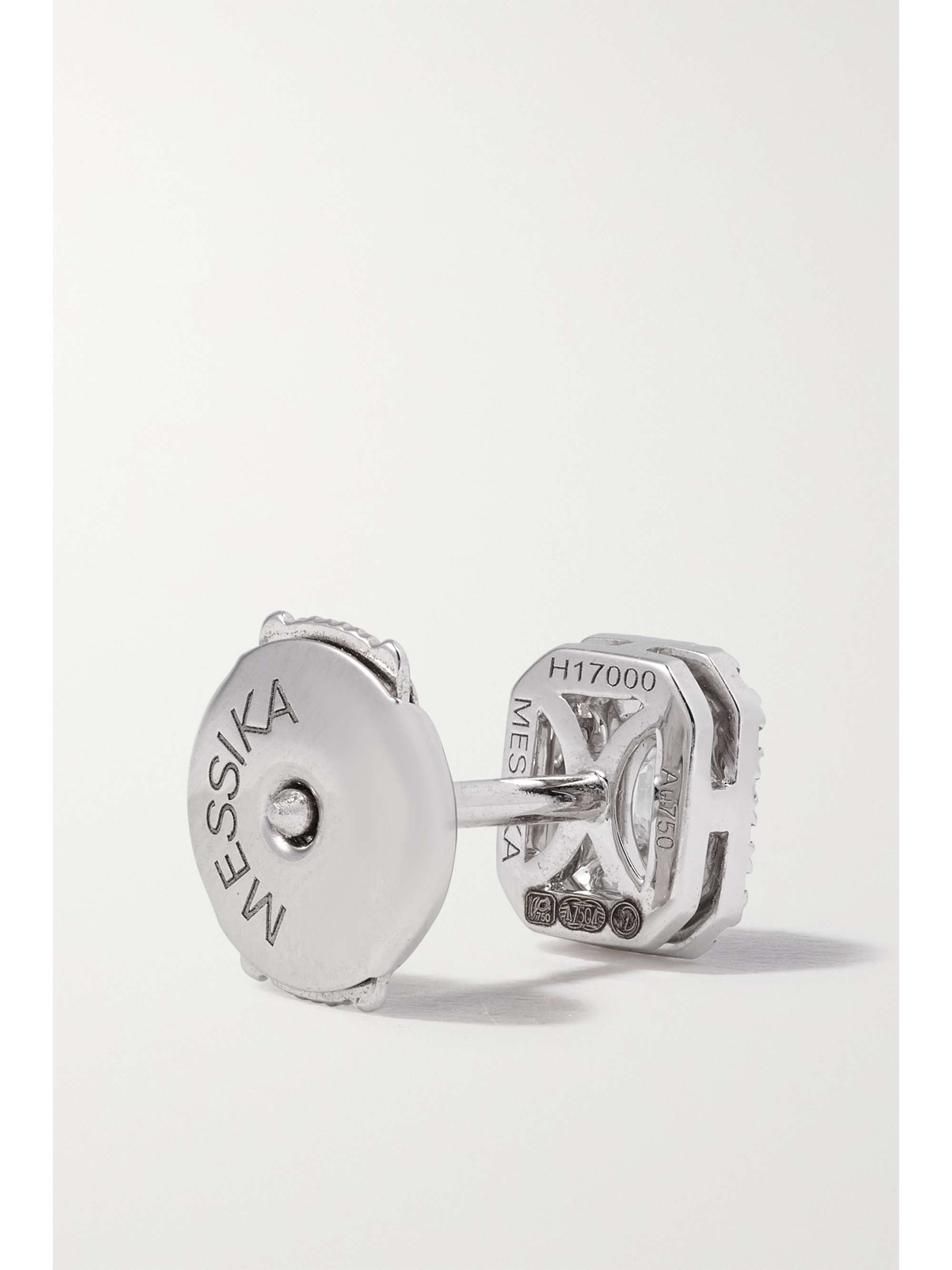MESSIKA My Twin Toi & Moi 18-karat white gold diamond earrings