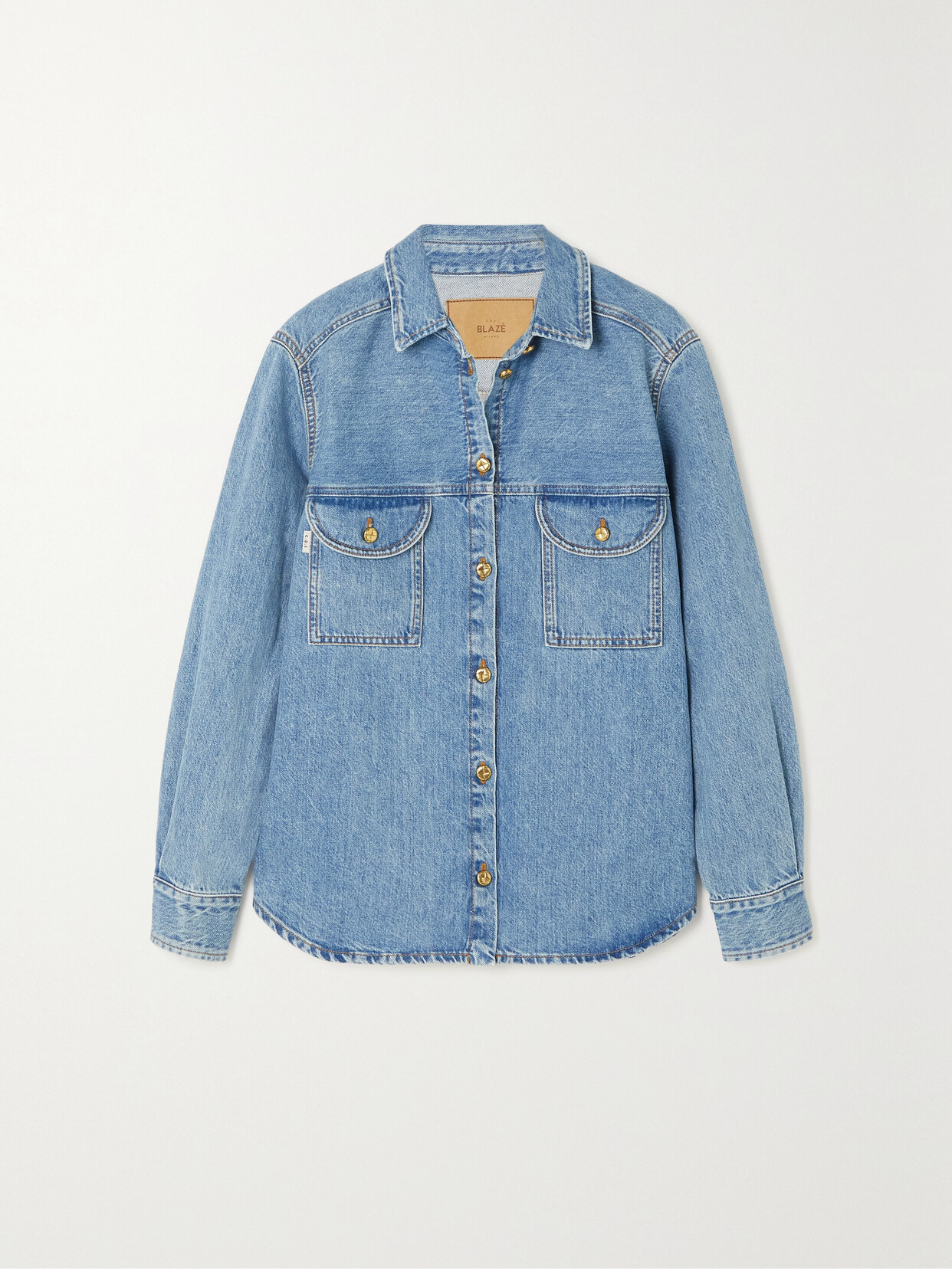 Blazé Milano - Nariida Maya Denim Shirt - Blue