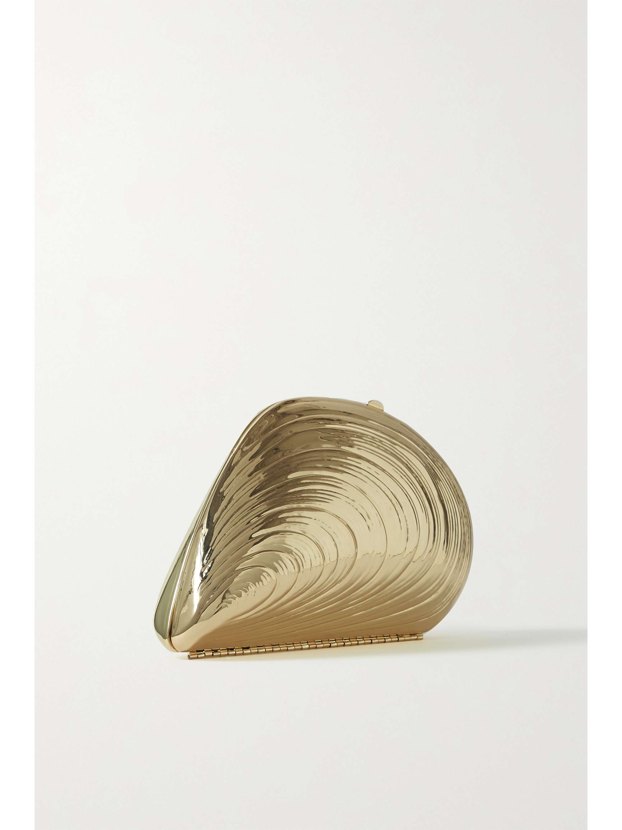 SIMKHAI Bridget gold-tone clutch