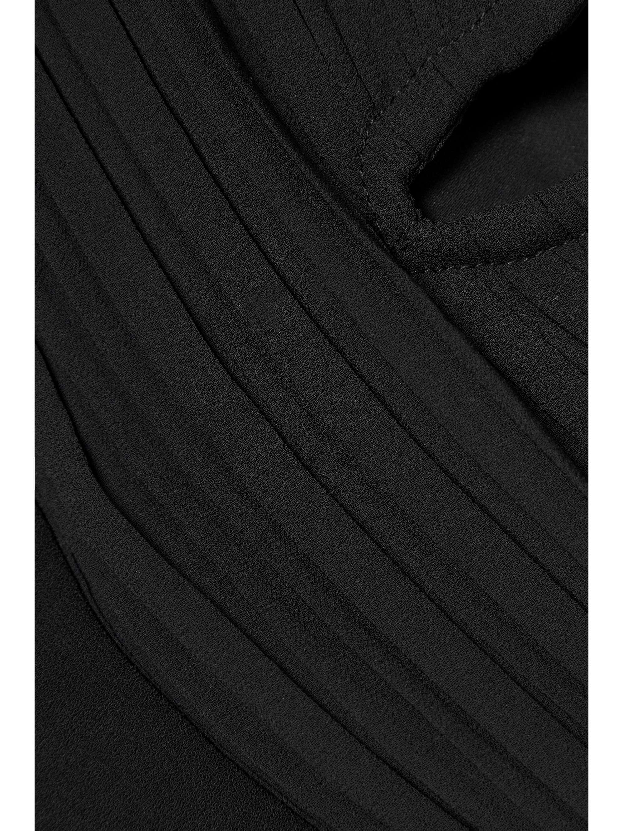 SIMKHAI Gala cutout pleated jersey halterneck jumpsuit