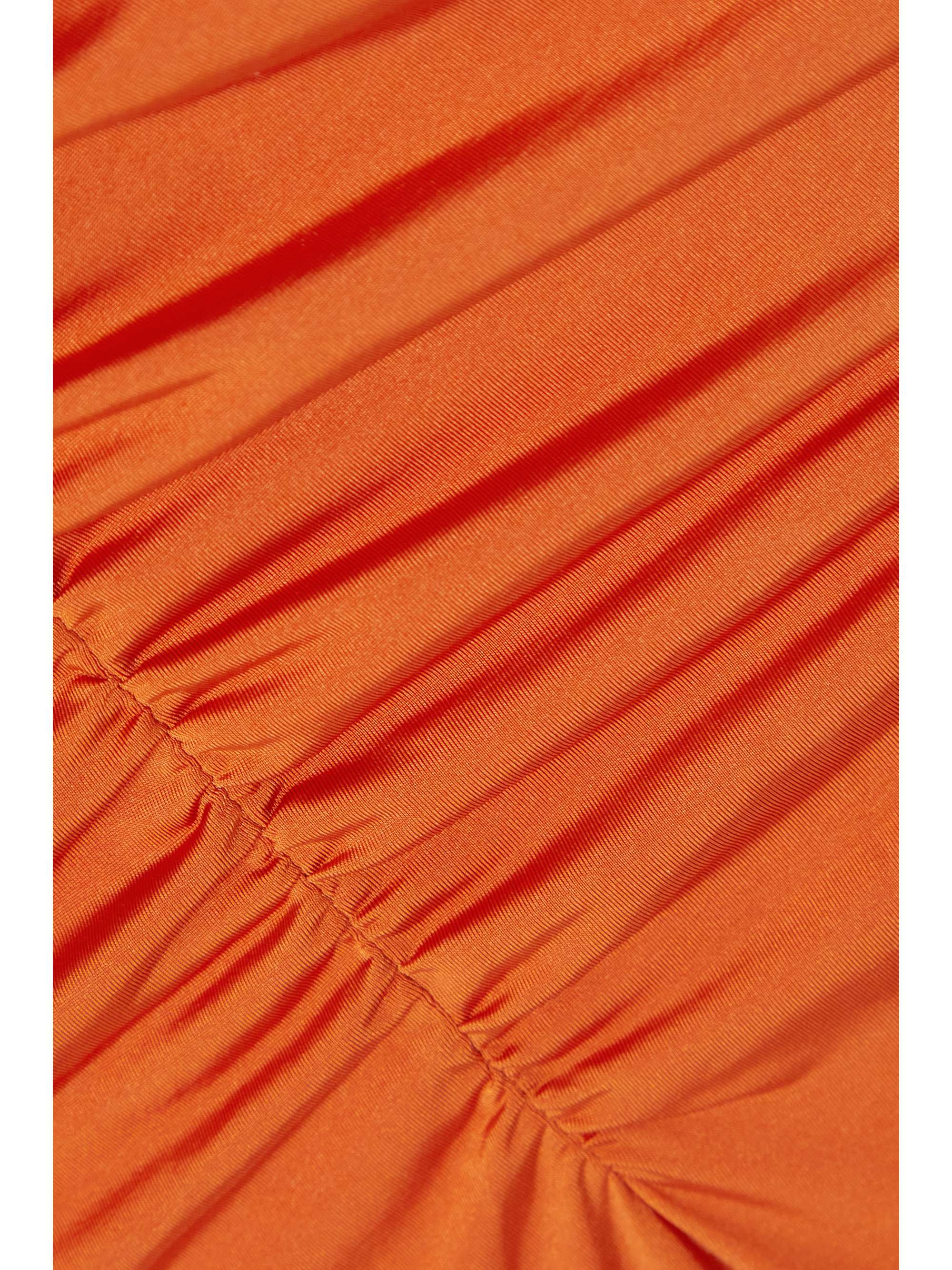 PEONY + NET SUSTAIN Vacation ruched stretch-ECONYL® swimsuit