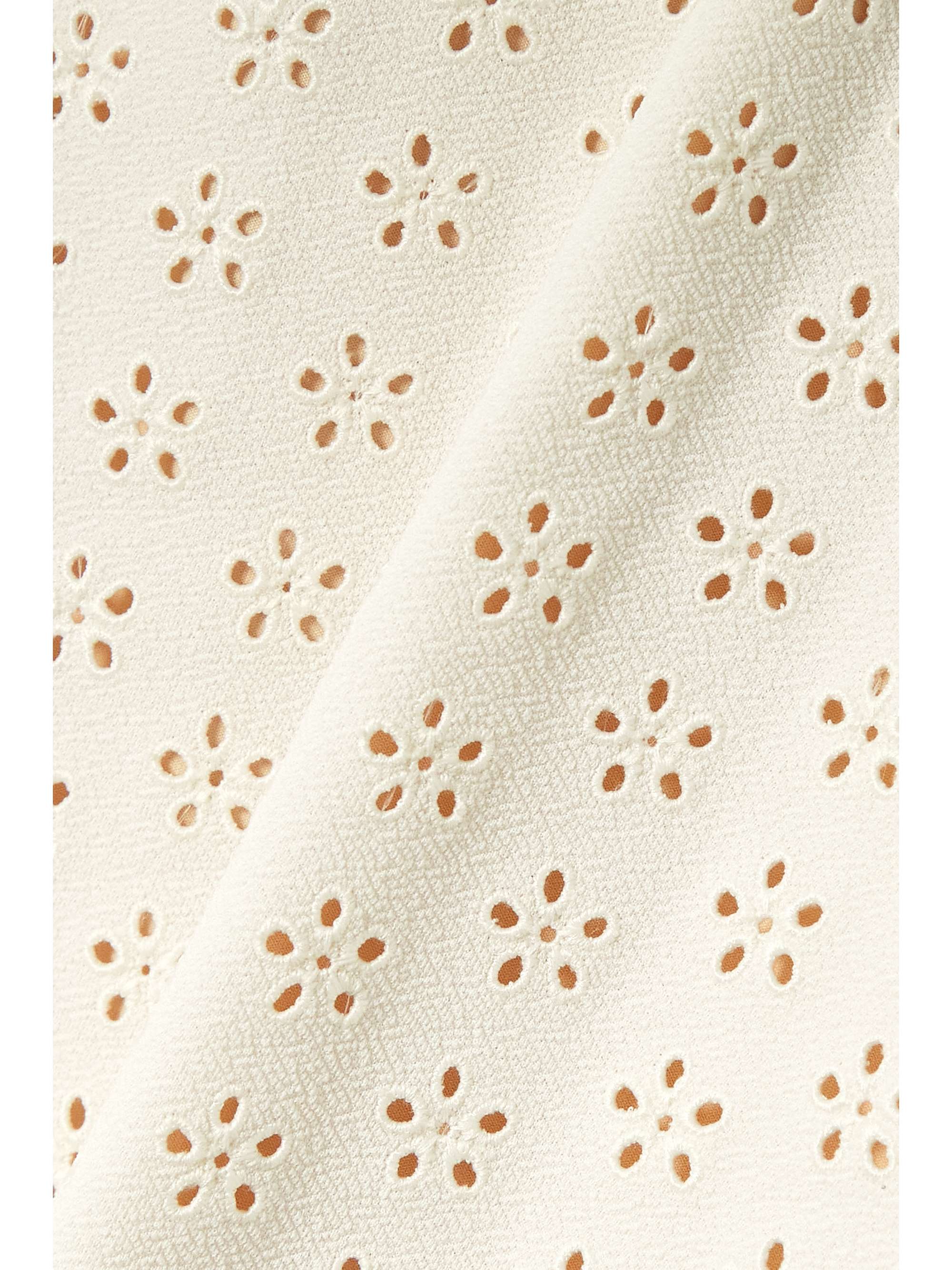 PEONY + NET SUSTAIN recycled broderie anglaise swimsuit