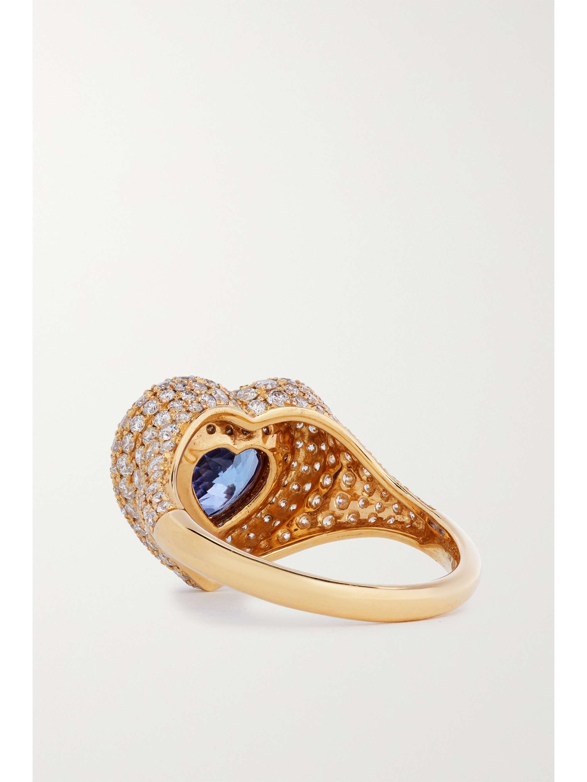 KAMYEN Manaal 2.0 18-karat gold, diamond and tanzanite ring