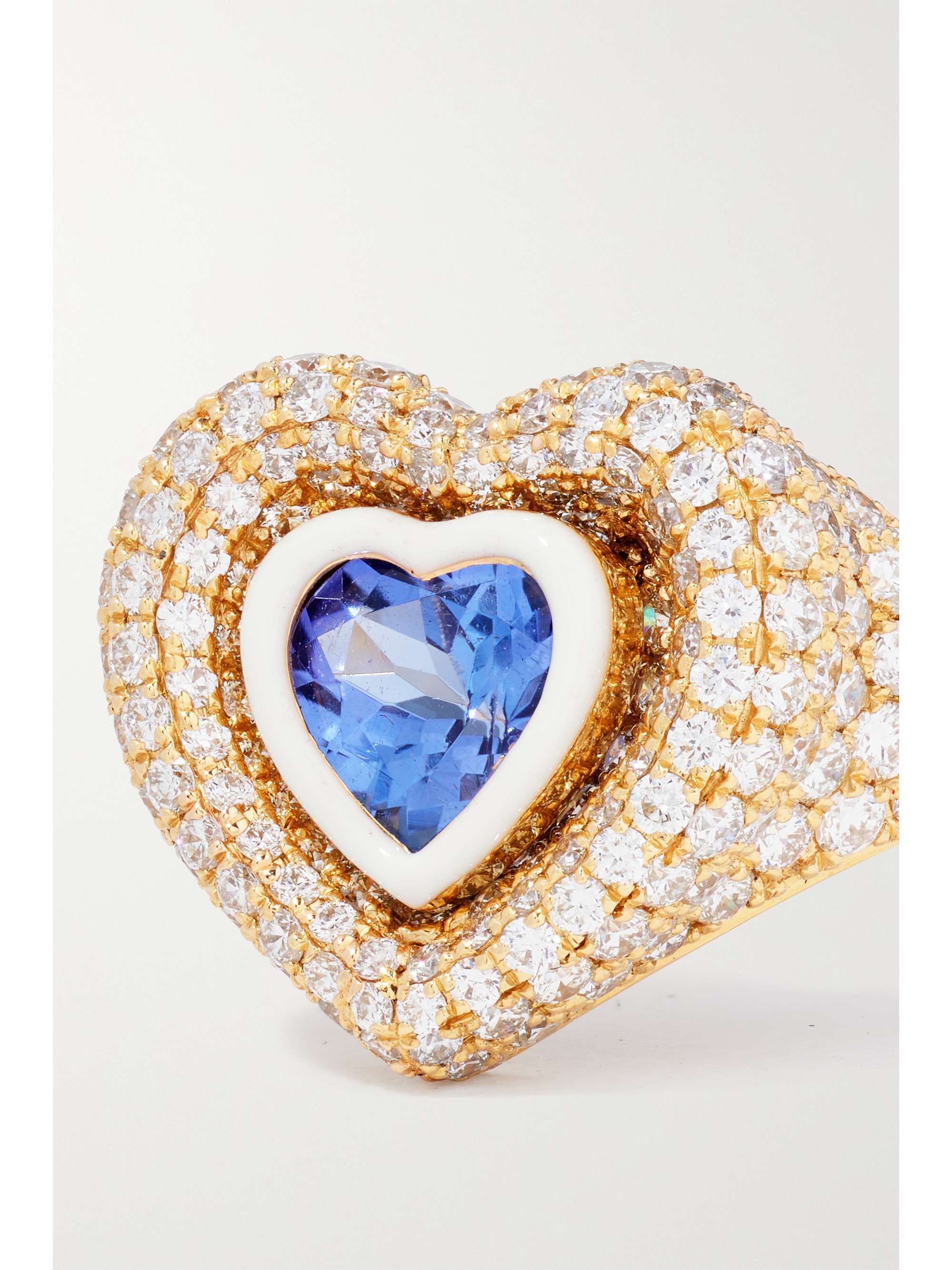 KAMYEN Manaal 2.0 18-karat gold, diamond and tanzanite ring