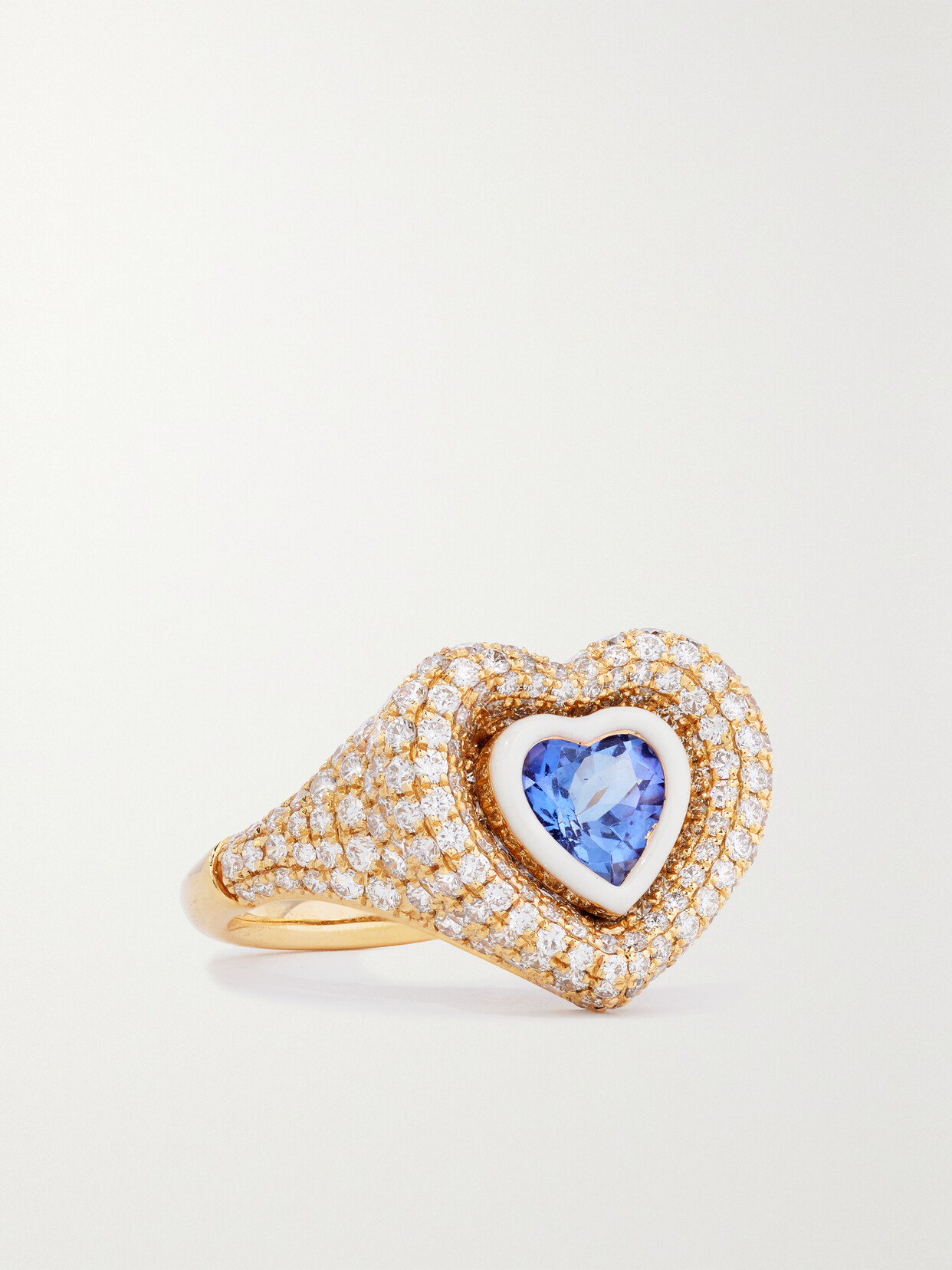 Kamyen - Manaal 2.0 18-karat Gold, Diamond And Tanzanite Ring - Blue