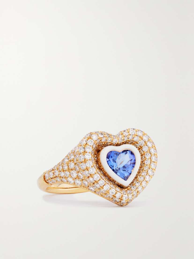 Kamyen Manaal 2.0 18-karat Gold, Diamond And Tanzanite Ring
