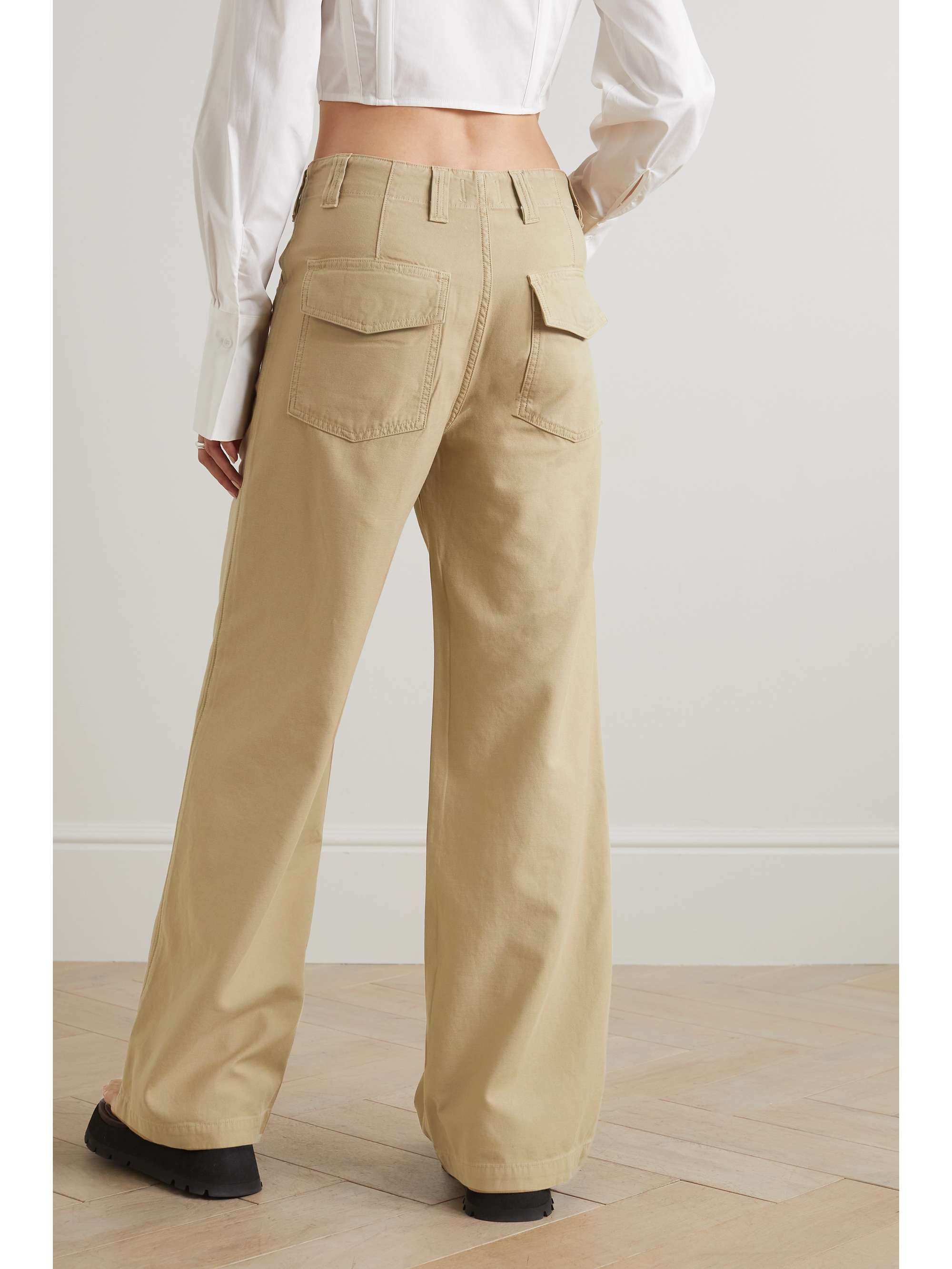 CITIZENS OF HUMANITY + NET SUSTAIN Paloma wide-leg cotton-blend pants