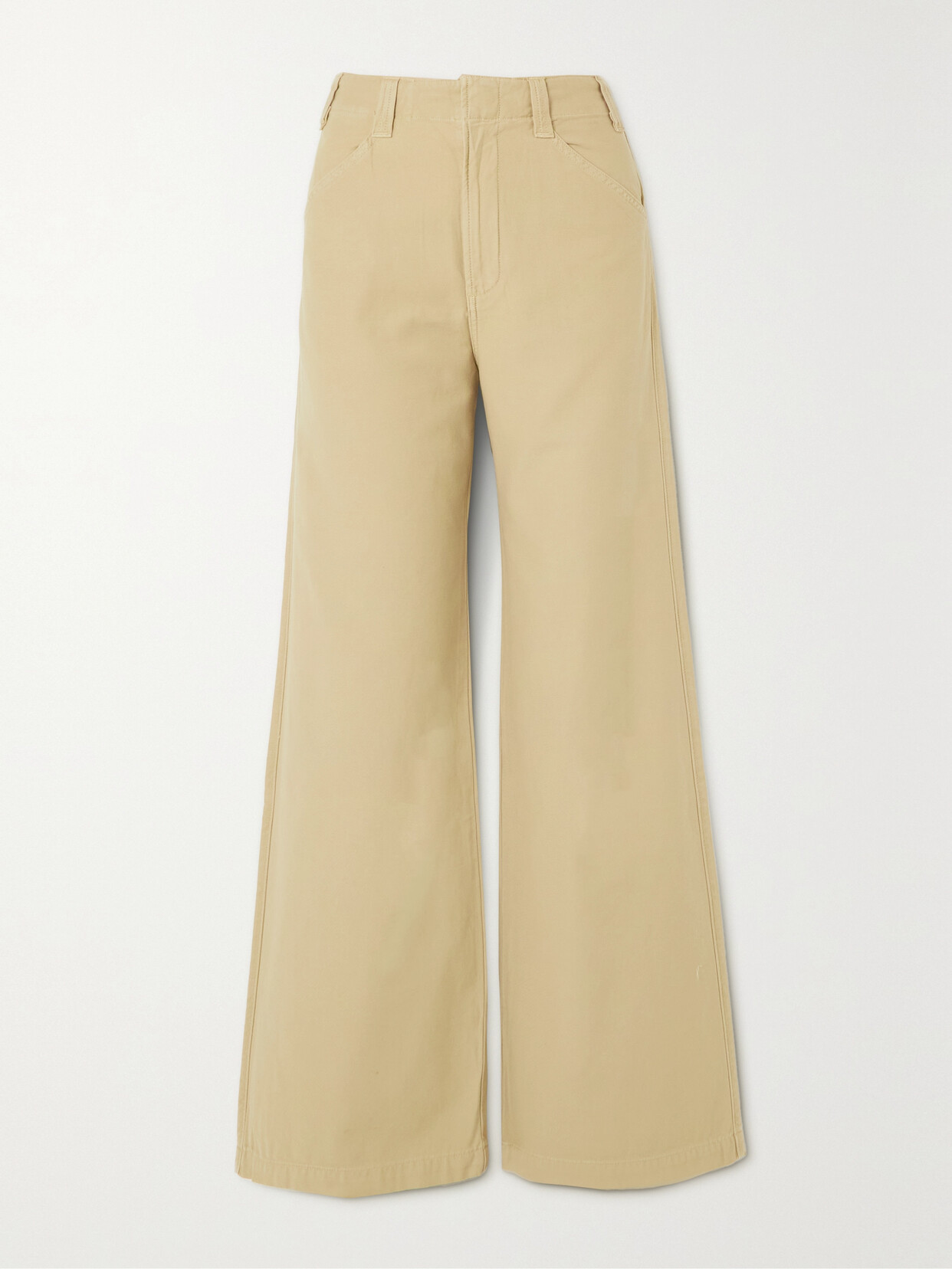 Citizens of Humanity - + Net Sustain Paloma Wide-leg Cotton-blend Pants - Brown