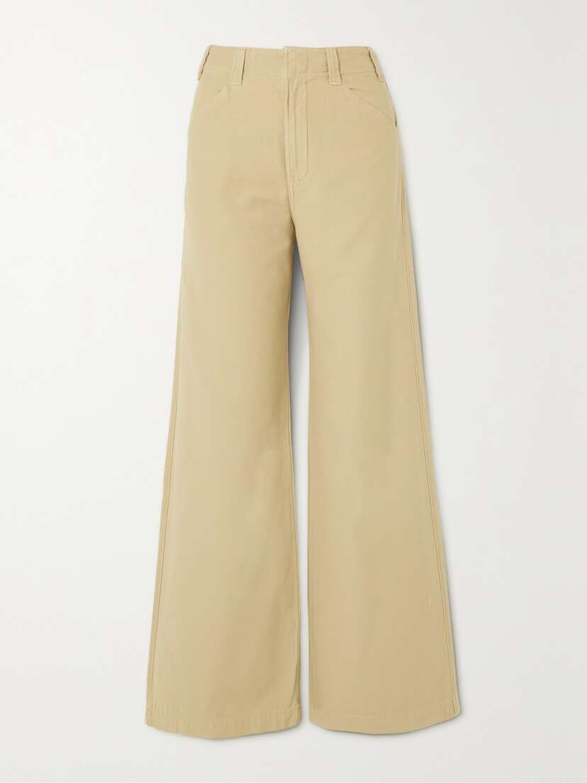 Citizens of Humanity + Net Sustain Paloma Wide-leg Cotton-blend Pants