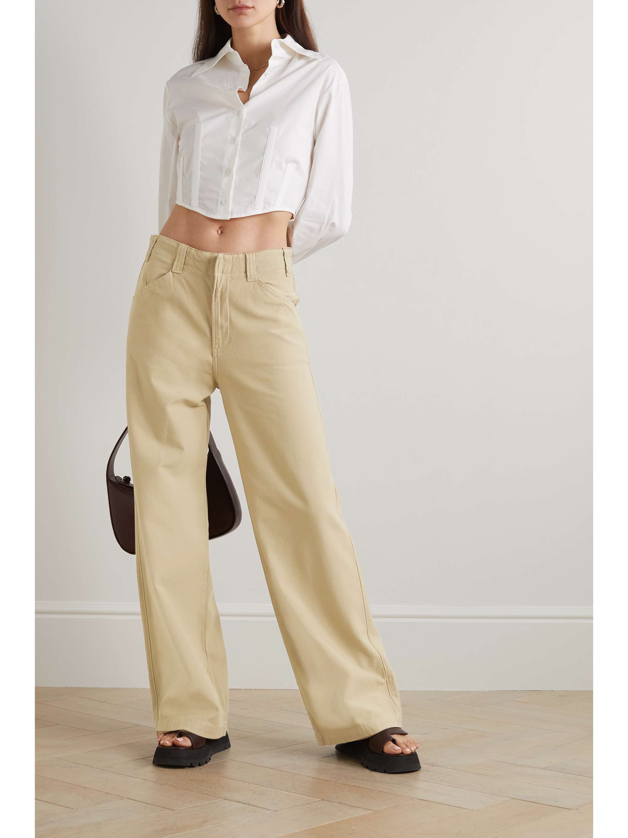 CITIZENS OF HUMANITY + NET SUSTAIN Paloma wide-leg cotton-blend pants