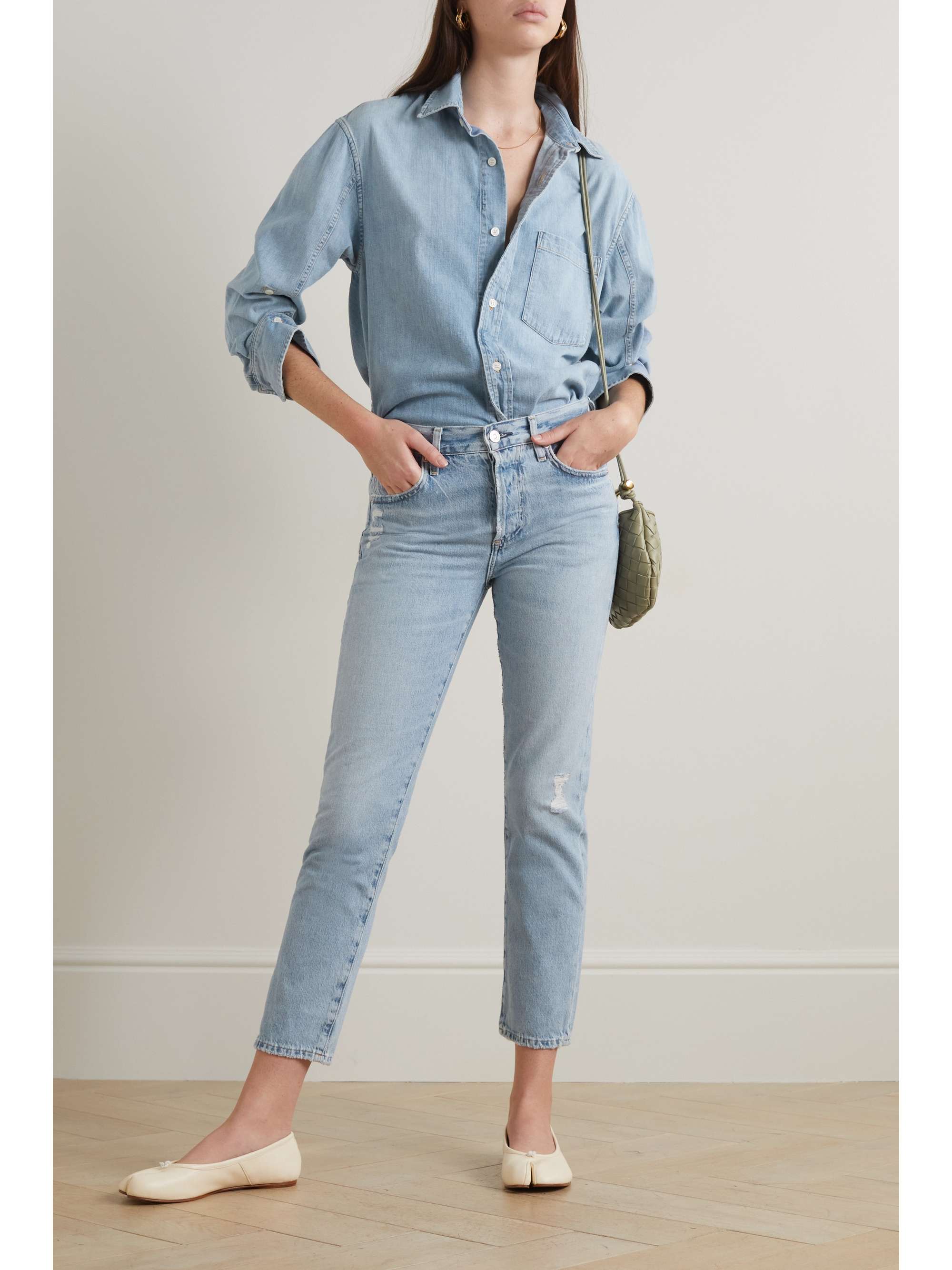 CITIZENS OF HUMANITY + NET SUSTAIN Kayla denim shirt