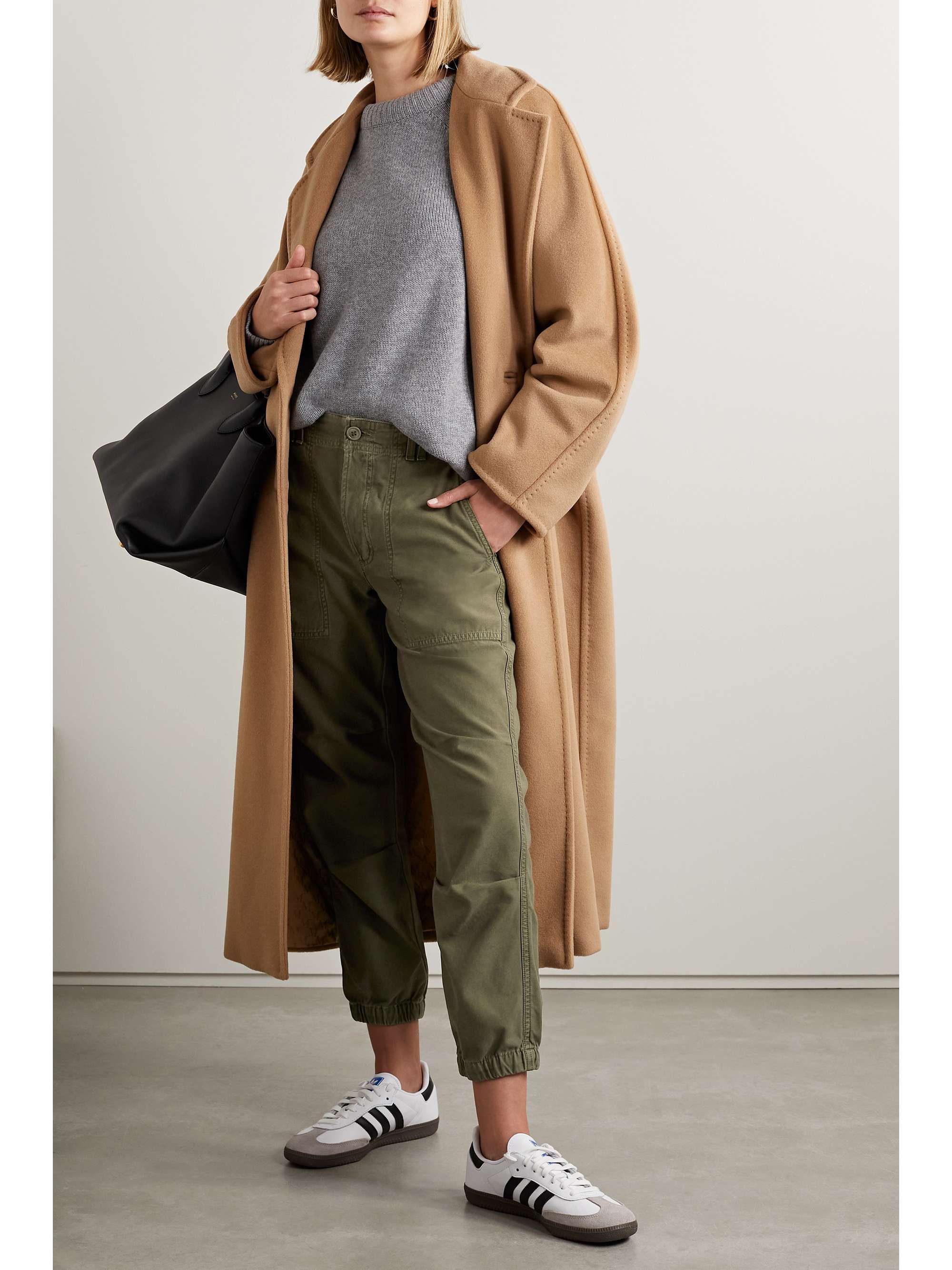 CITIZENS OF HUMANITY + NET SUSTAIN Agni cropped cotton-twill tapered pants