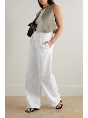 Citizens Of Humanity + NET SUSTAIN Maritzy pleated boyfriend organic jeans