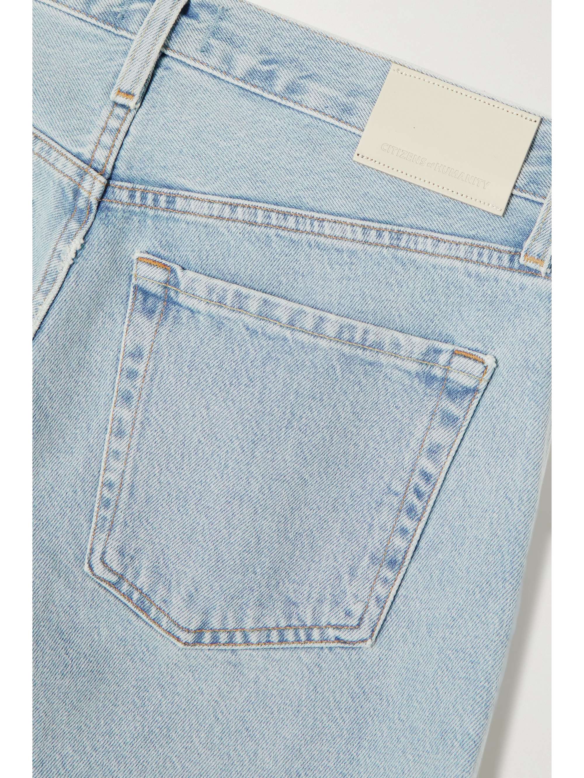 CITIZENS OF HUMANITY Neve distressed organic straight-leg jeans